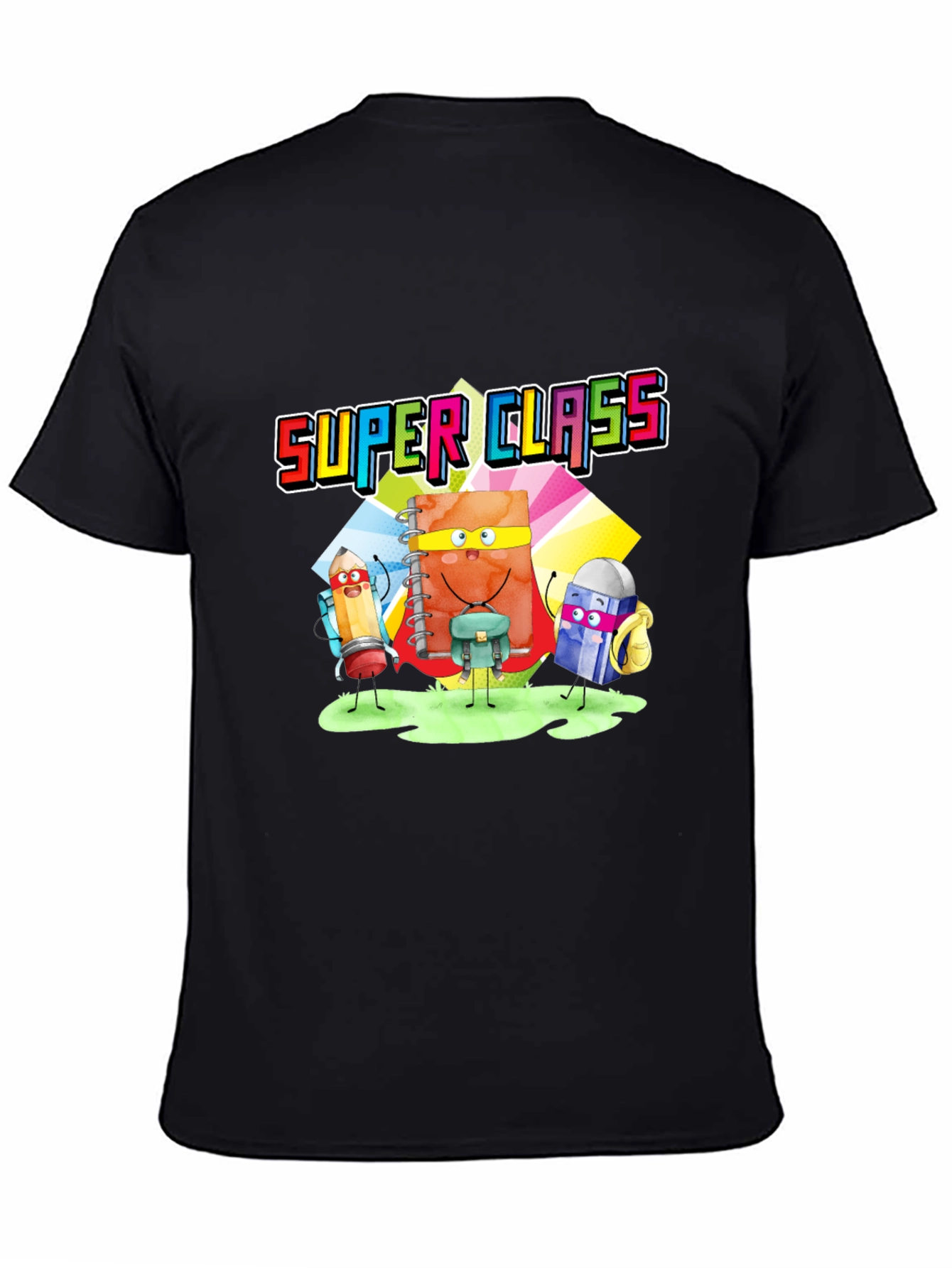 Super Class Cartoon T-Shirt