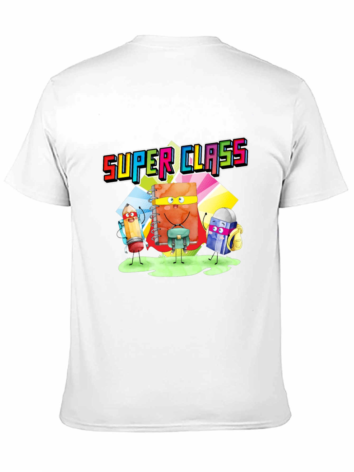 Super Class Cartoon T-Shirt