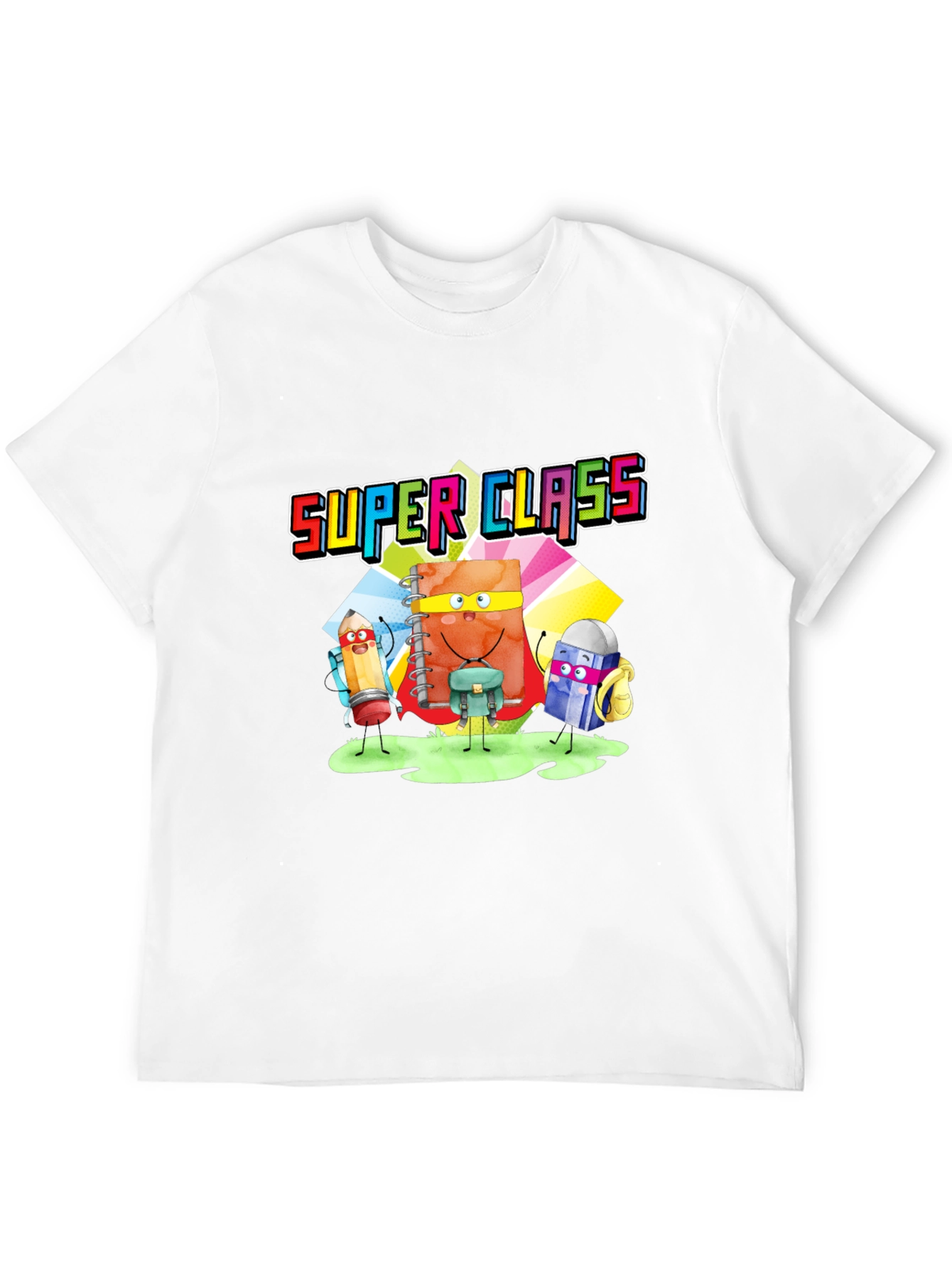 Super Class Cartoon T-Shirt
