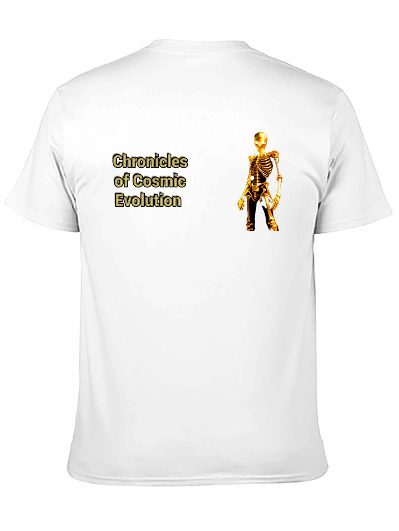 Chronicles of Cosmic Evolution Skeleton T-Shirt