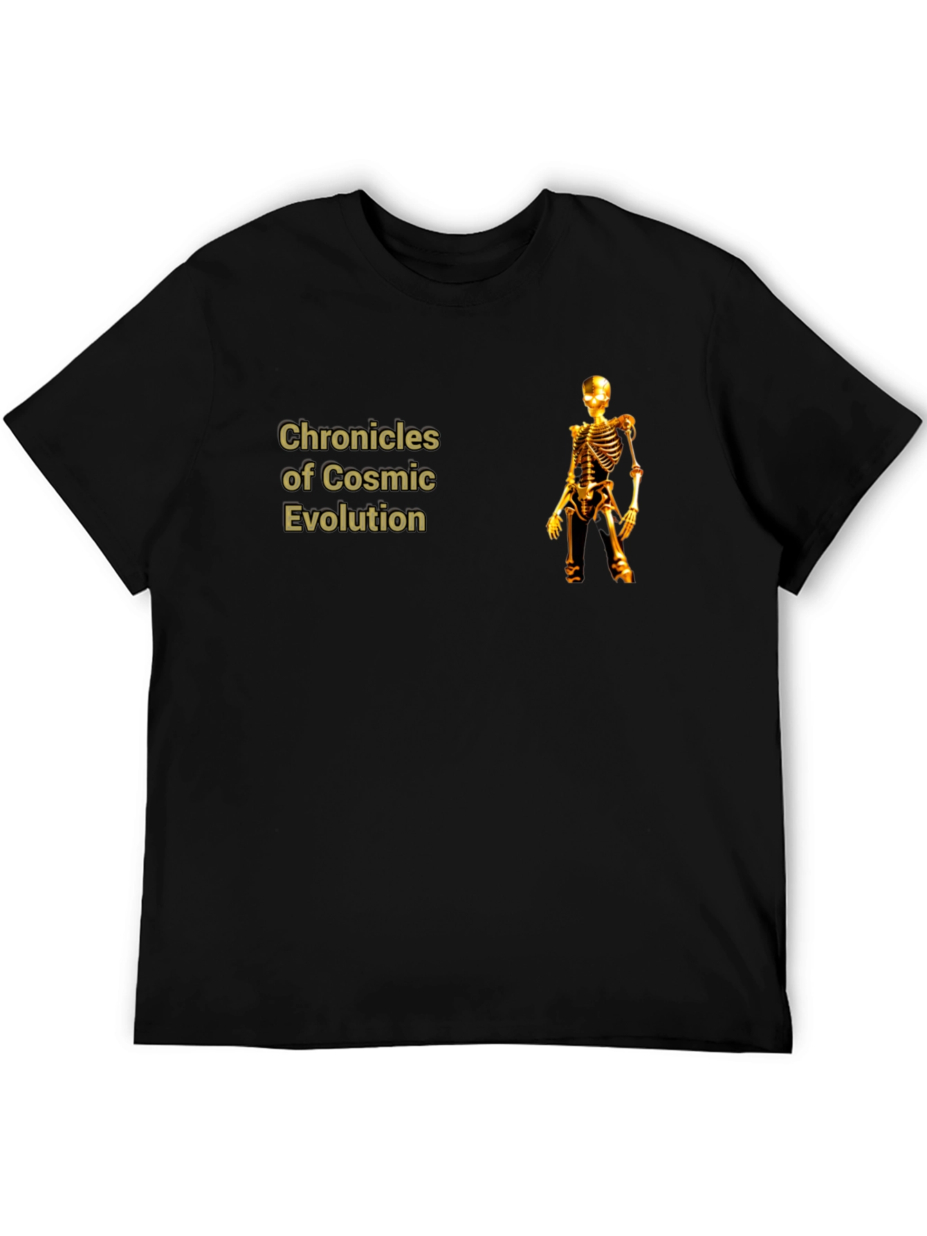Chronicles of Cosmic Evolution Skeleton T-Shirt