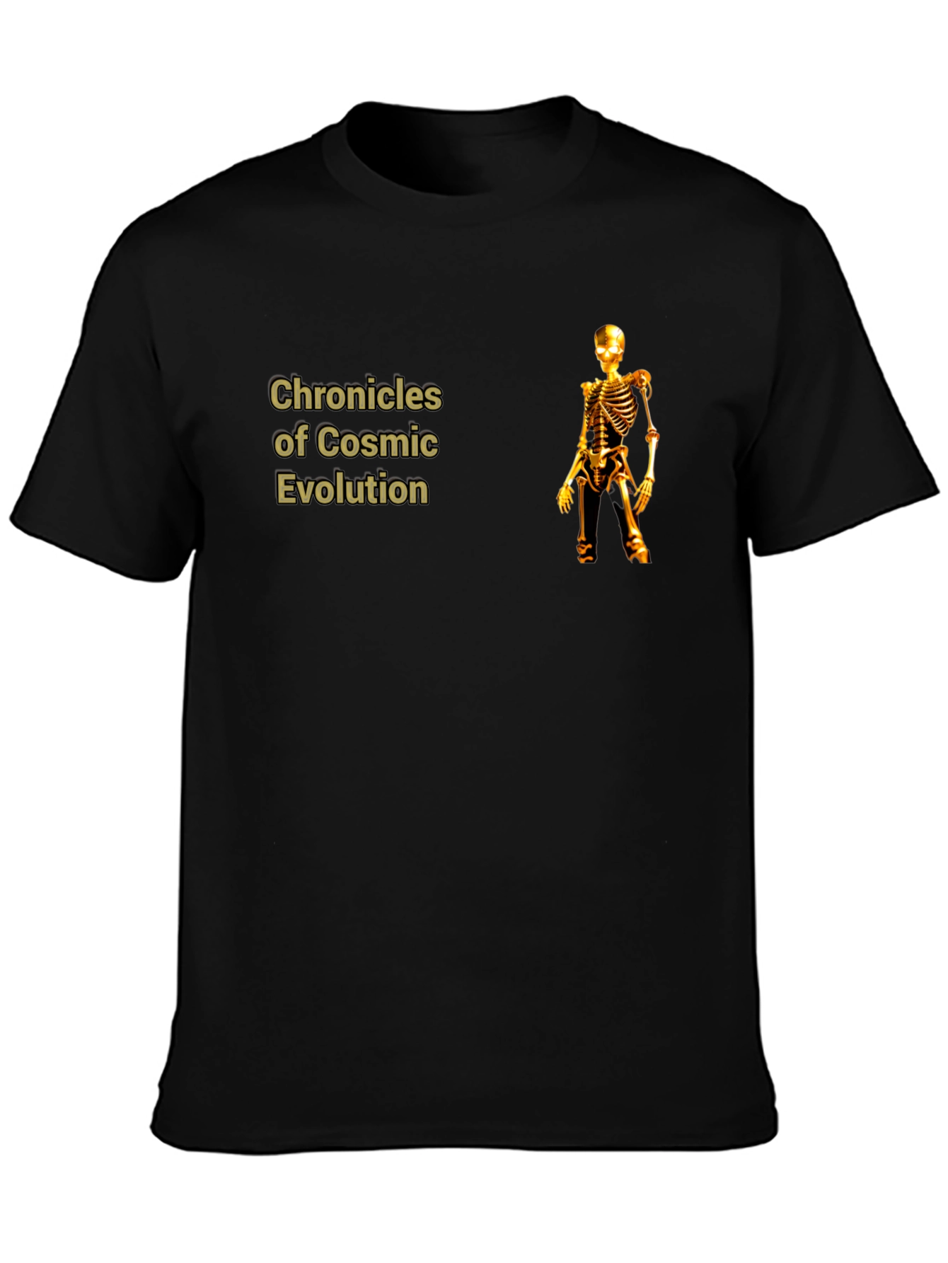 Chronicles of Cosmic Evolution Skeleton T-Shirt