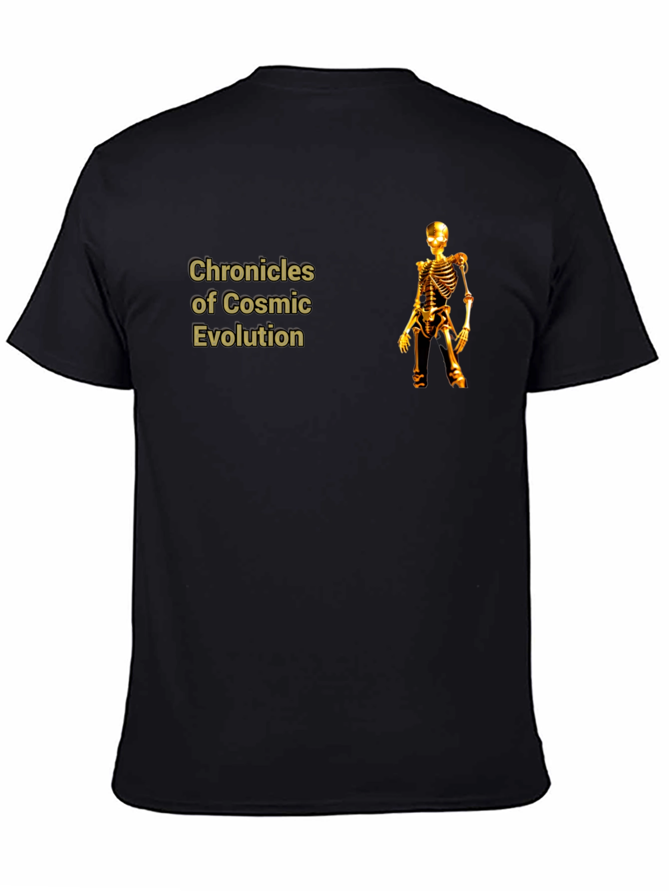 Chronicles of Cosmic Evolution Skeleton T-Shirt