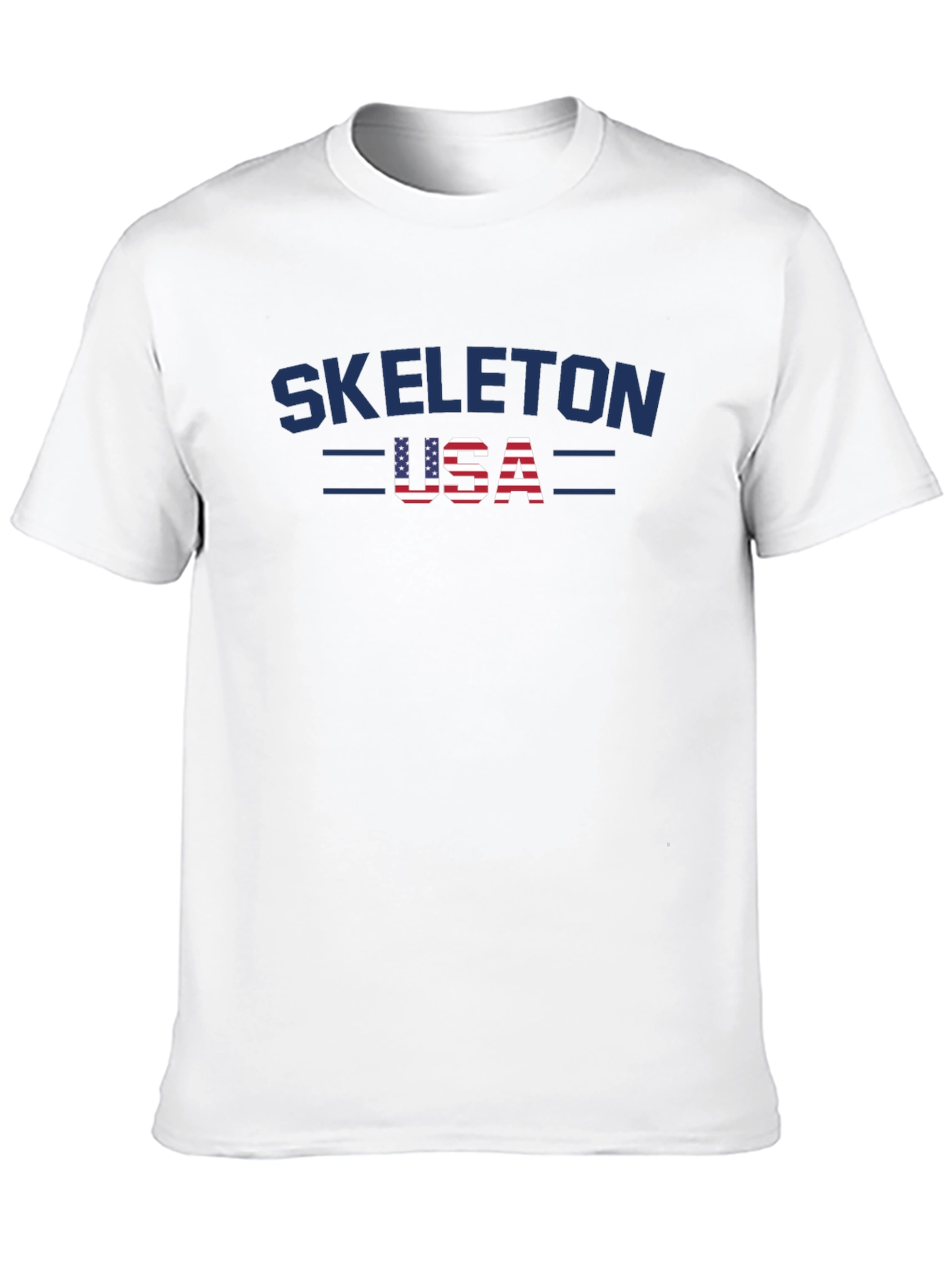 Skeleton USA T-Shirt - Patriotic Style