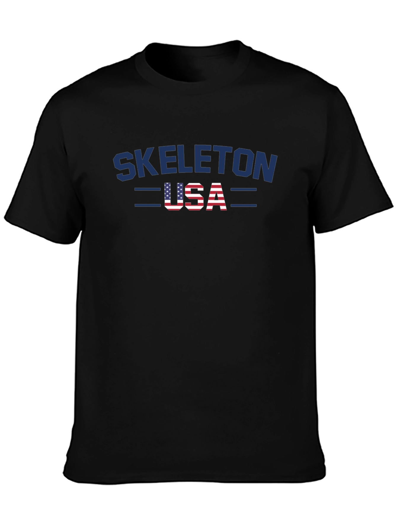 Skeleton USA T-Shirt - Patriotic Style
