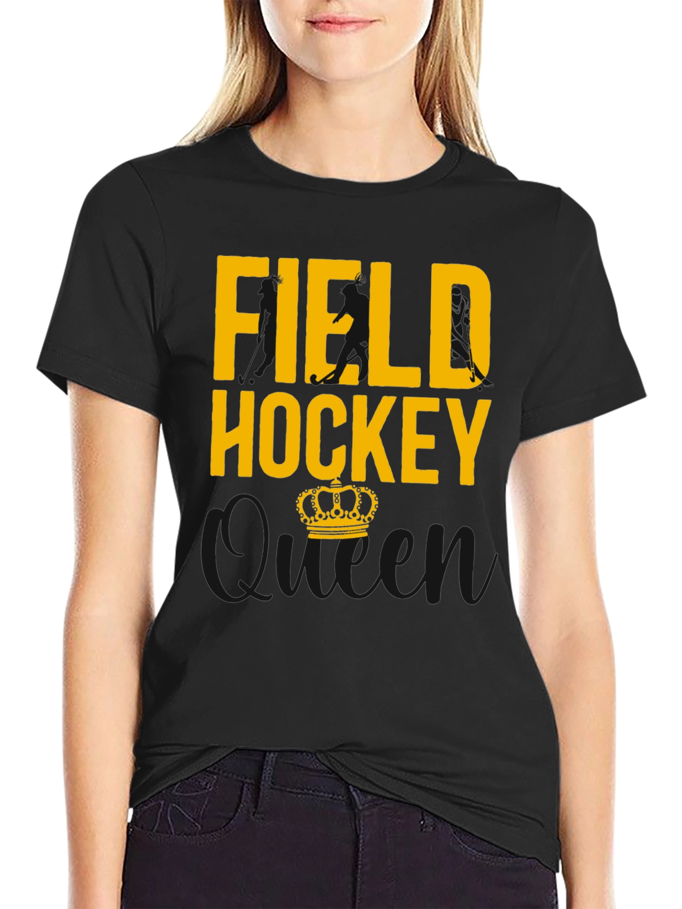 Field Hockey Queen Graphic T-Shirt