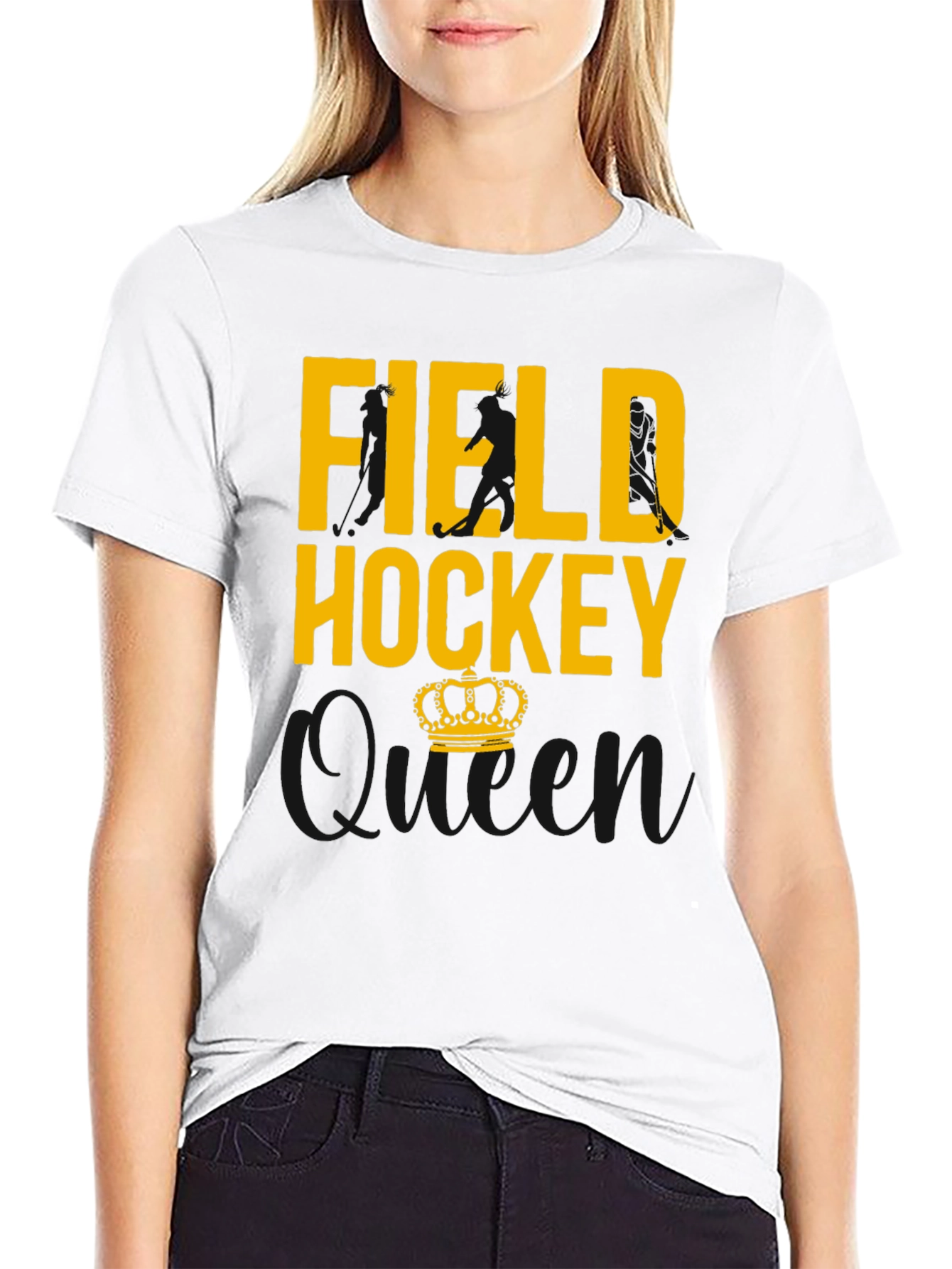 Field Hockey Queen Graphic T-Shirt