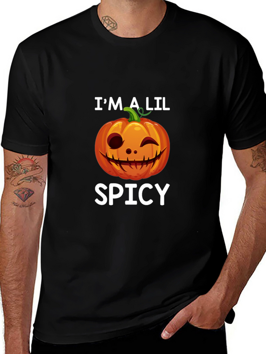 Im A Lil Spicy Halloween Pumpkin T-Shirt