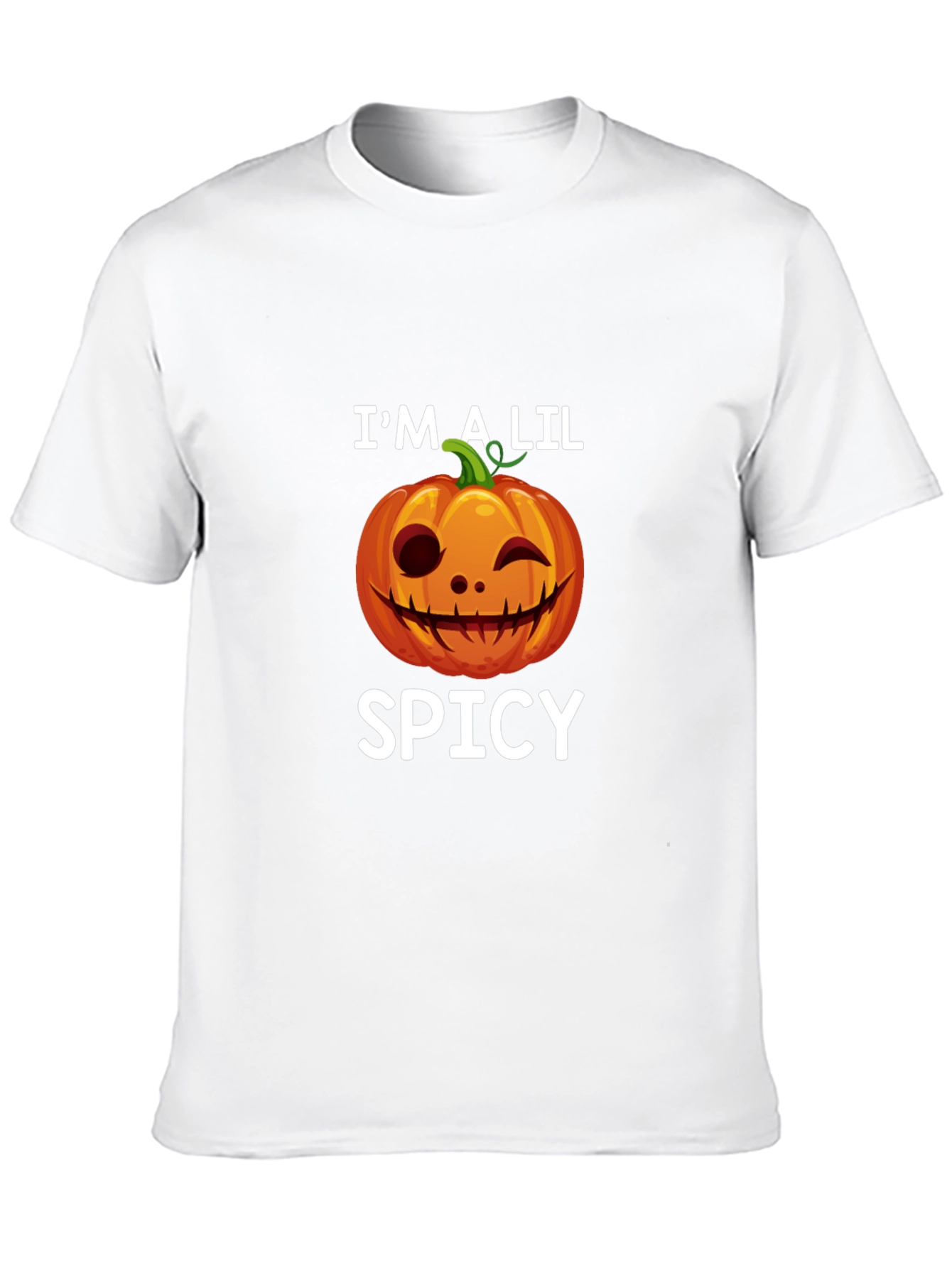 Im A Lil Spicy Halloween Pumpkin T-Shirt