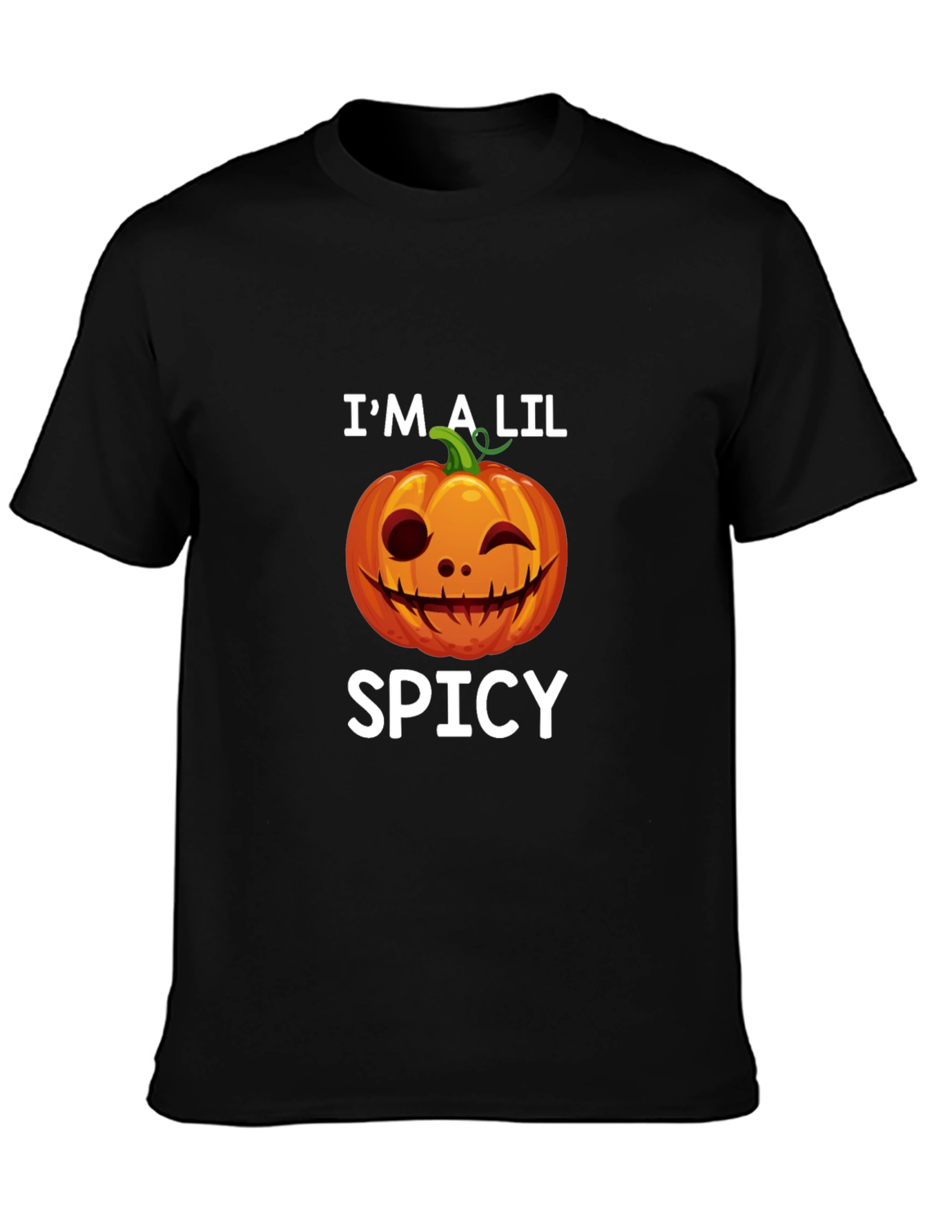 Im A Lil Spicy Halloween Pumpkin T-Shirt