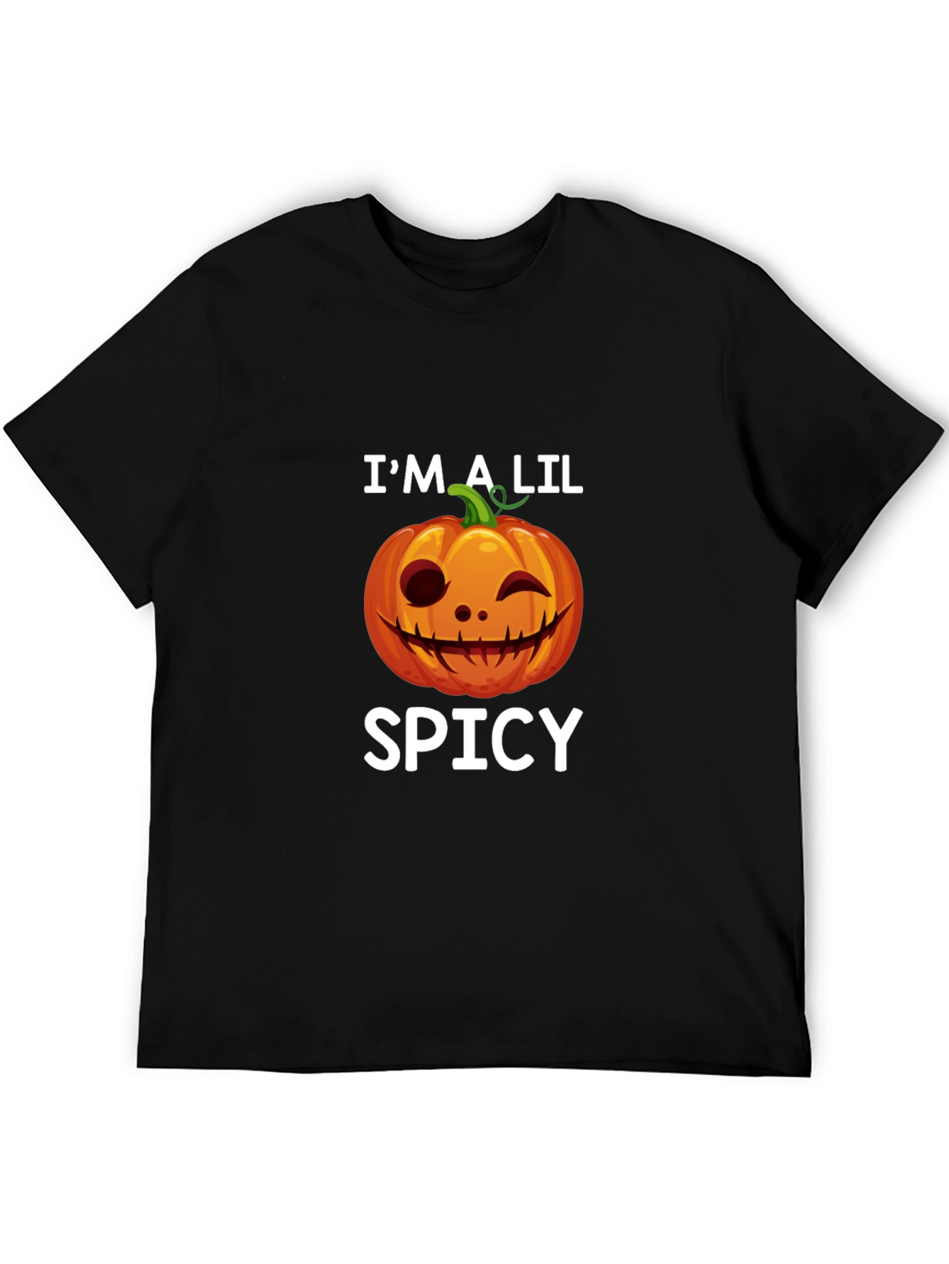 Im A Lil Spicy Halloween Pumpkin T-Shirt