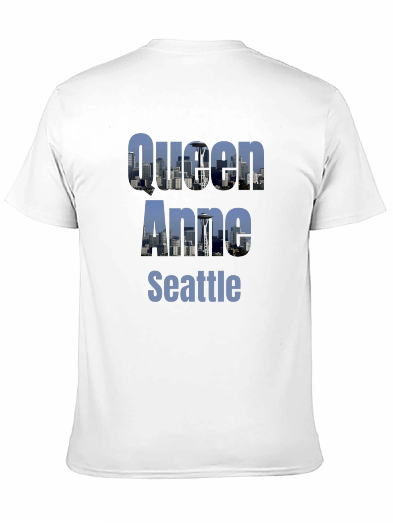 Queen Anne Seattle Skyline Graphic Tee