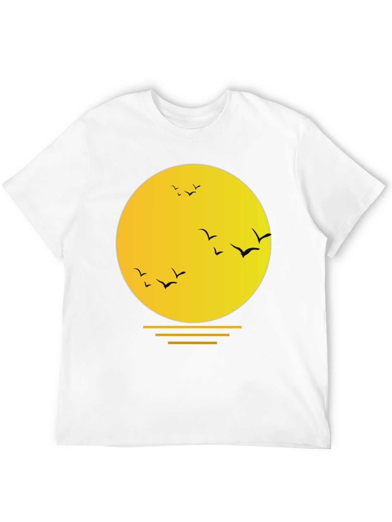 Sunset Birds Graphic T-Shirt