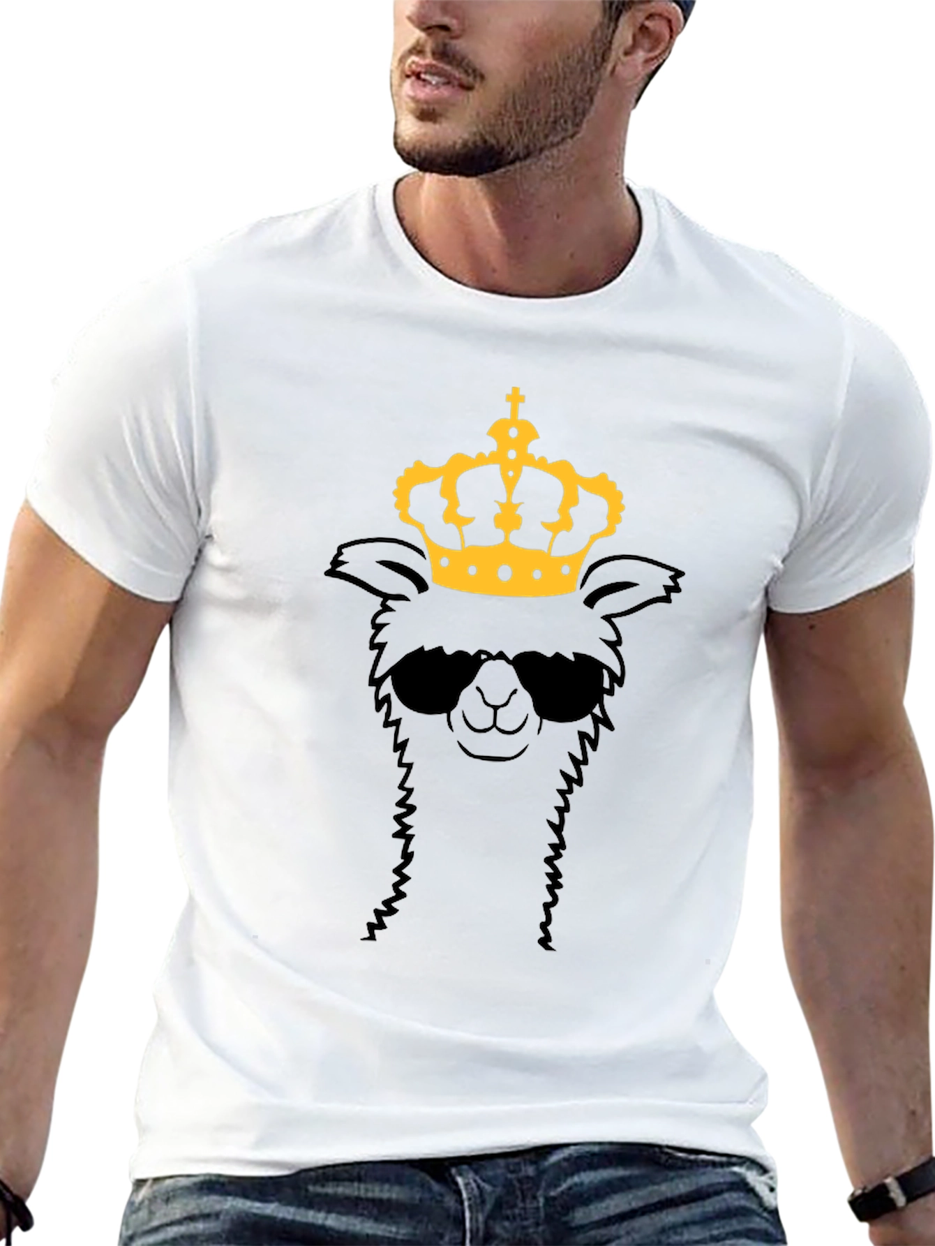 King Llama T-Shirt - Cool Alpaca Tee