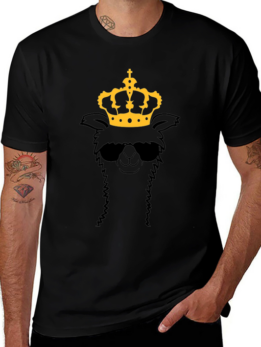 King Llama T-Shirt - Cool Alpaca Tee