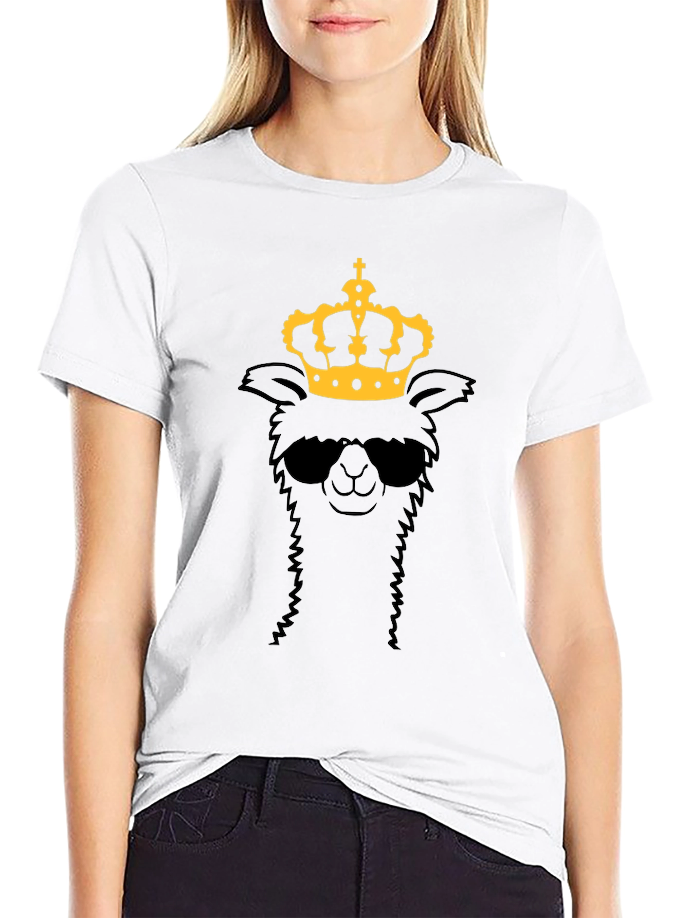 King Llama T-Shirt - Cool Alpaca Tee