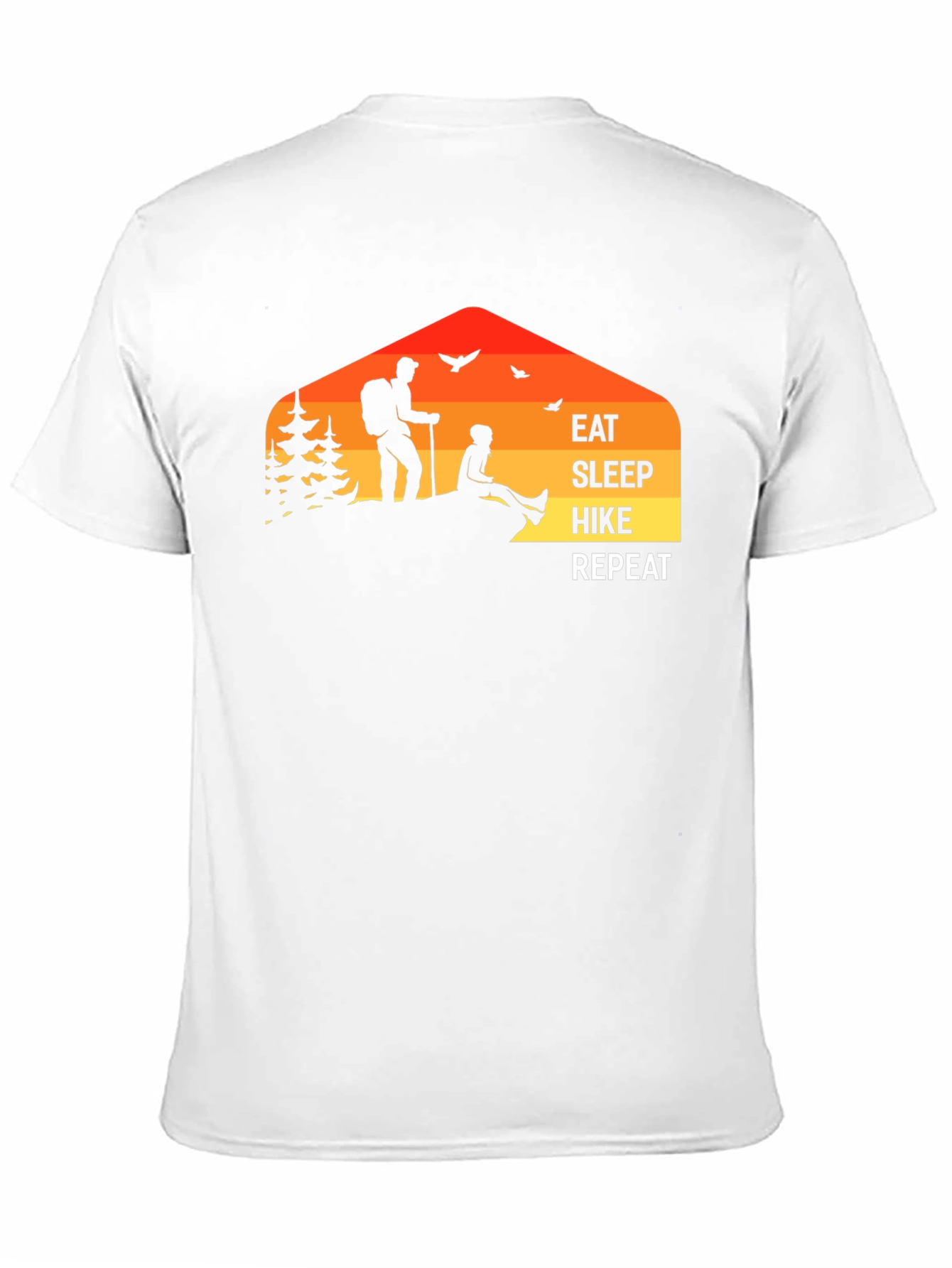 Eat Sleep Hike Repeat Graphic T-Shirt