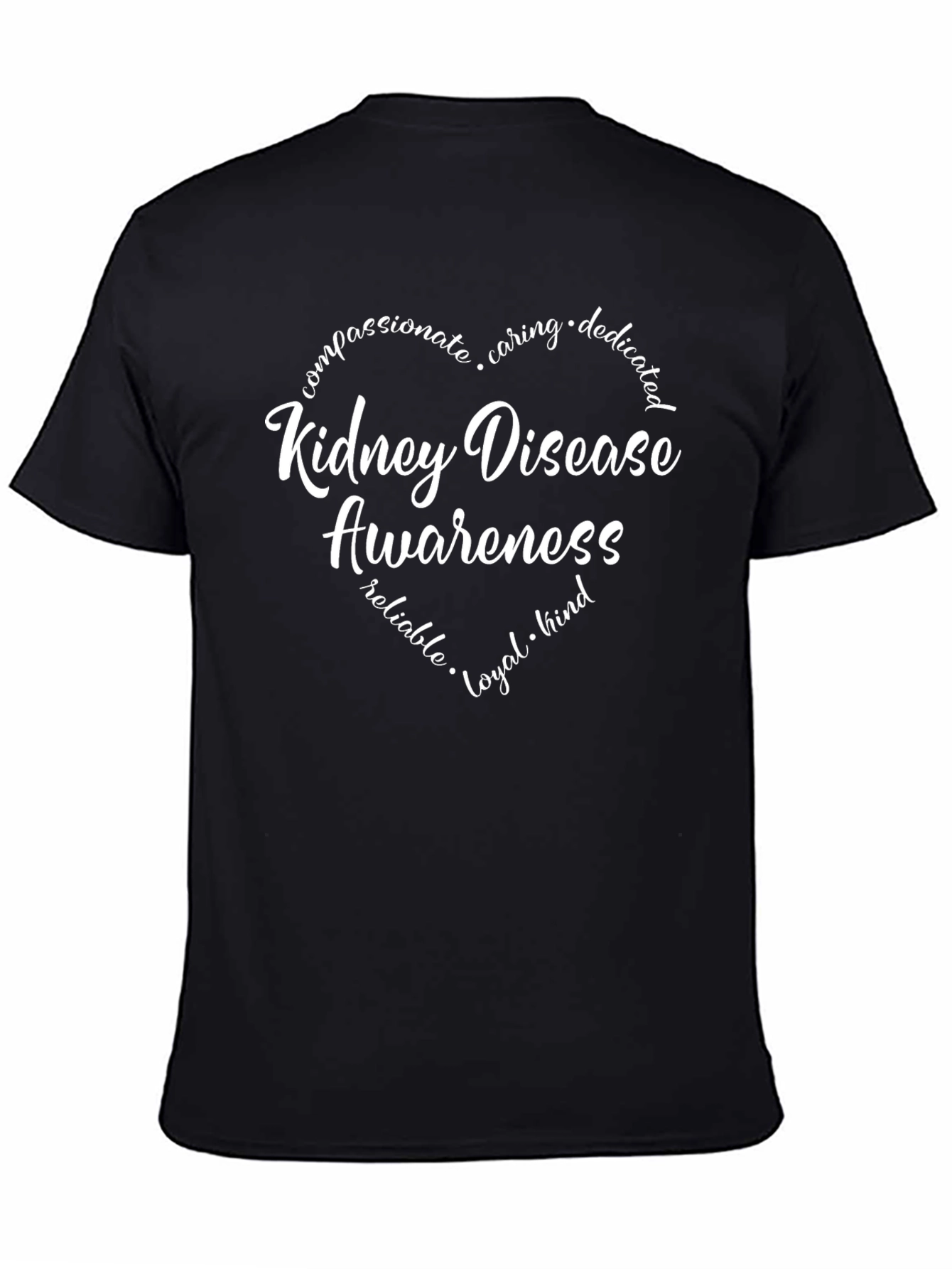 Kidney Disease Awareness Graphic T-Shirt