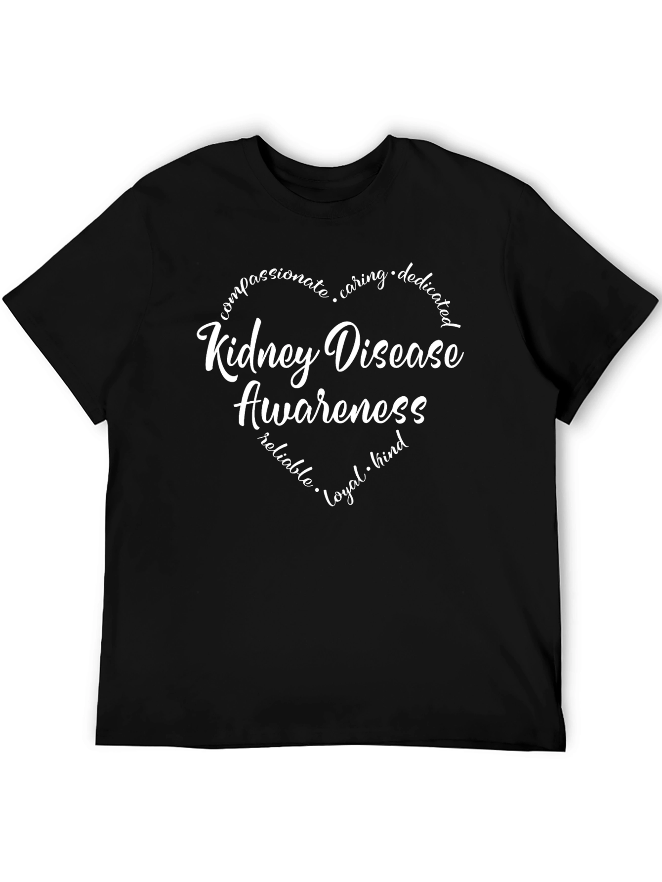 Kidney Disease Awareness Graphic T-Shirt