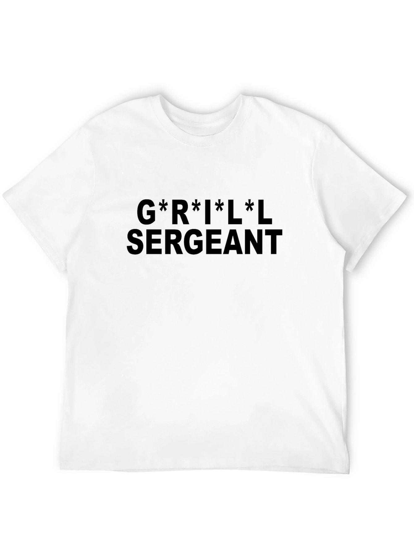 Grill Sergeant Black Graphic T-Shirt
