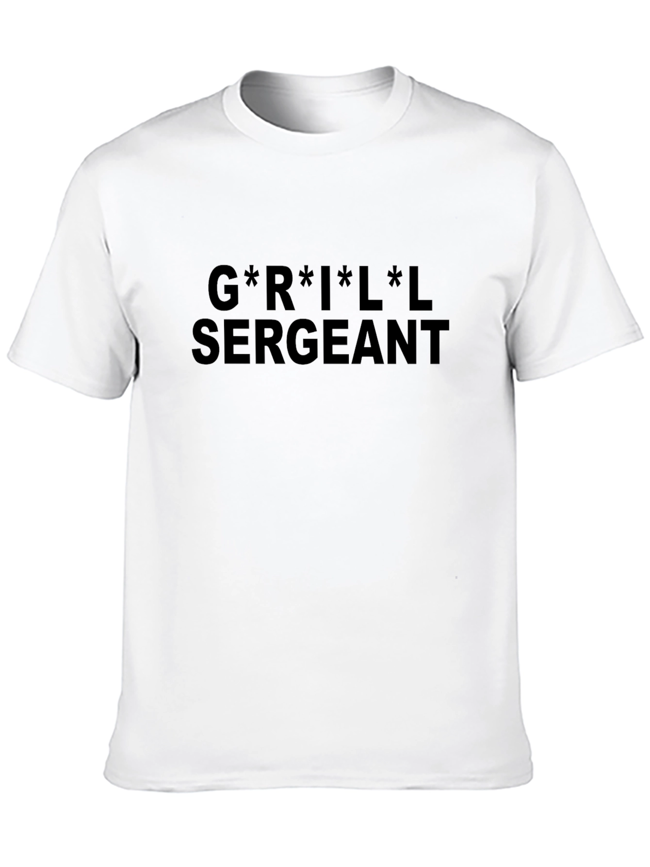 Grill Sergeant Black Graphic T-Shirt