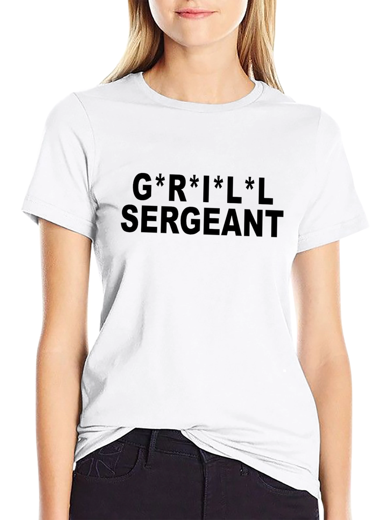 Grill Sergeant Black Graphic T-Shirt