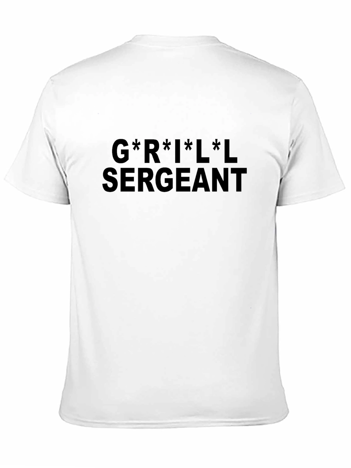 Grill Sergeant Black Graphic T-Shirt