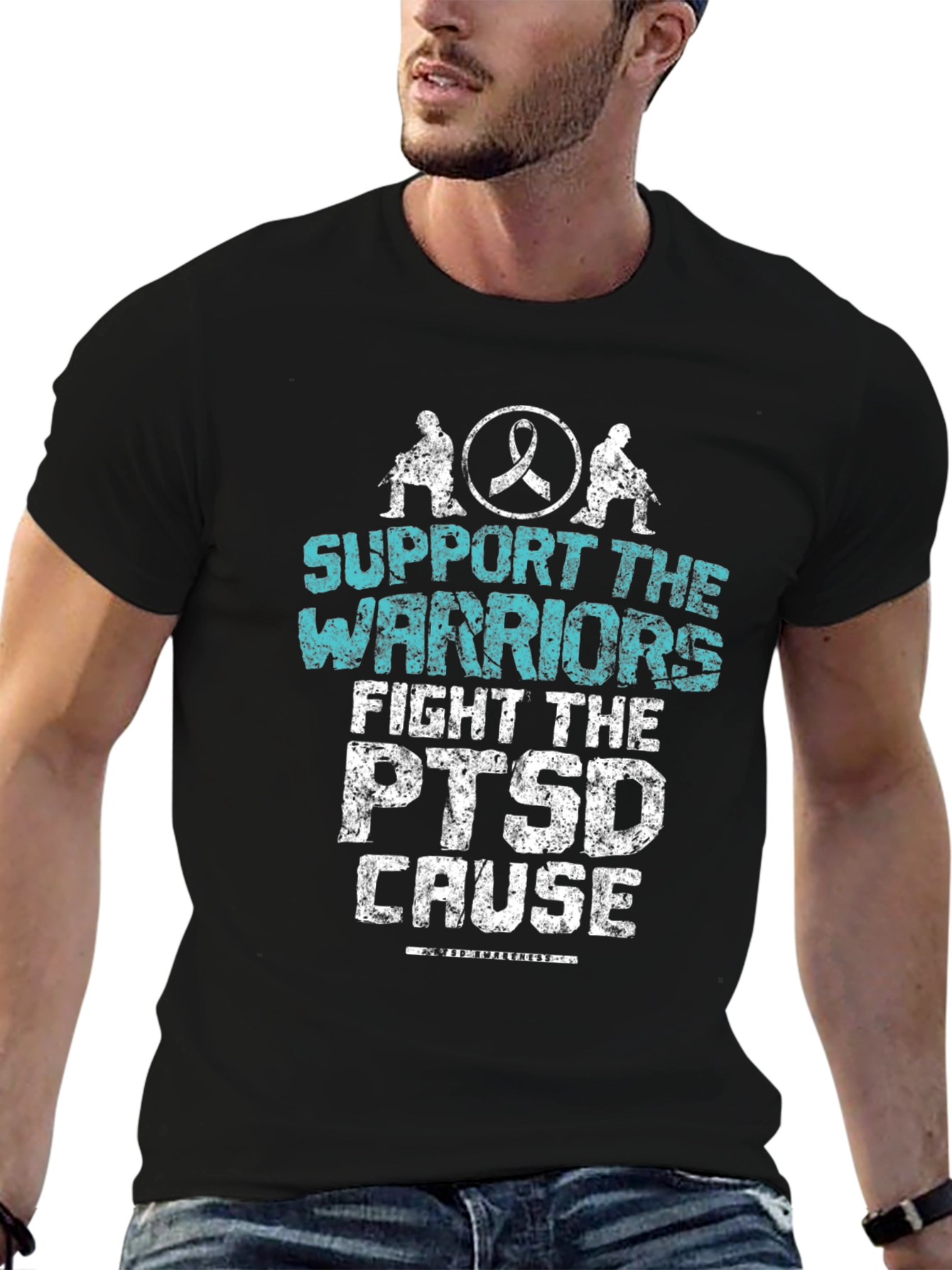 Support Our Warriors PTSD Awareness T-Shirt