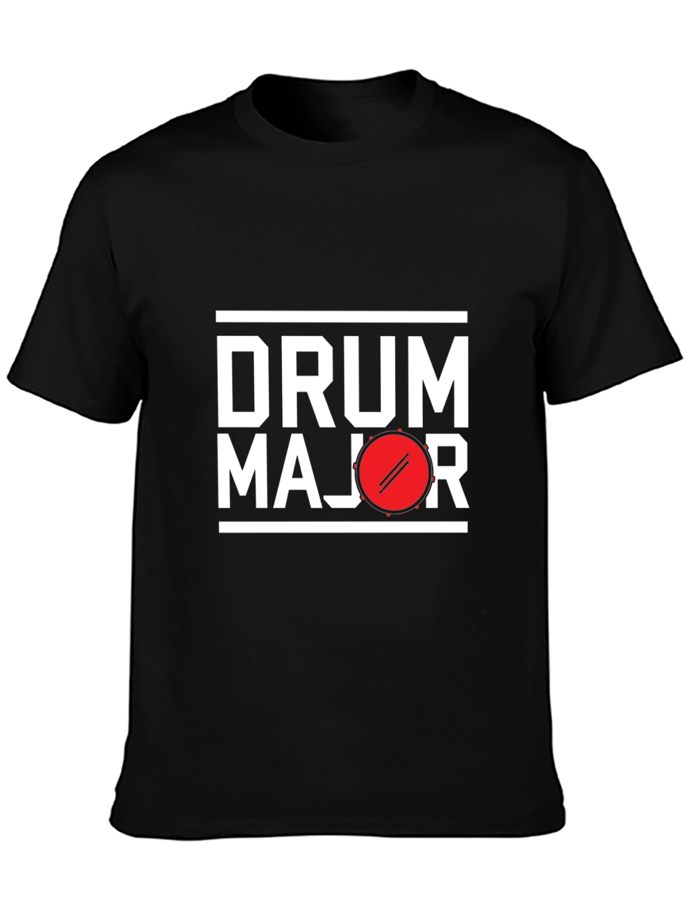 Drum Major Black Graphic Tee