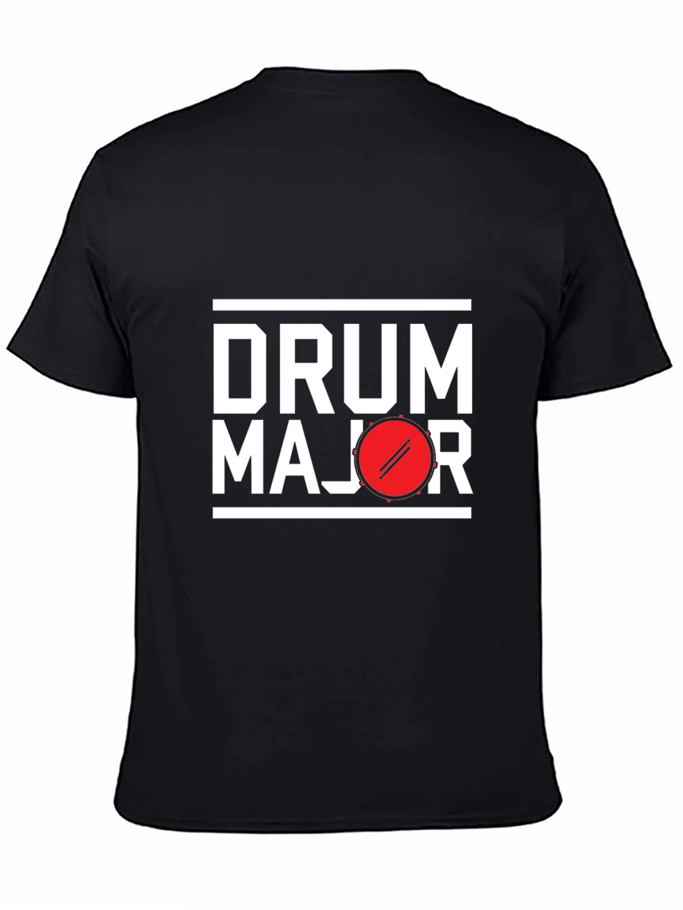 Drum Major Black Graphic Tee