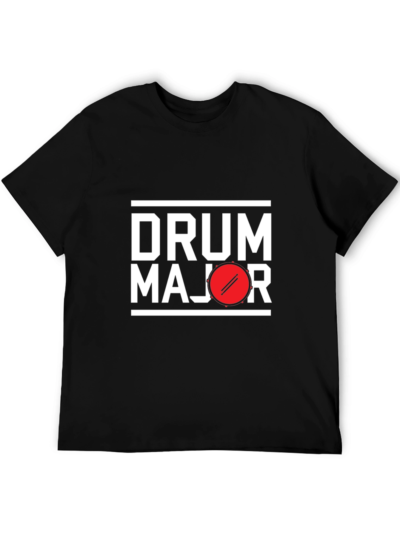 Drum Major Black Graphic Tee