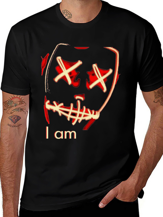 I Am Purge Mask Graphic T-Shirt