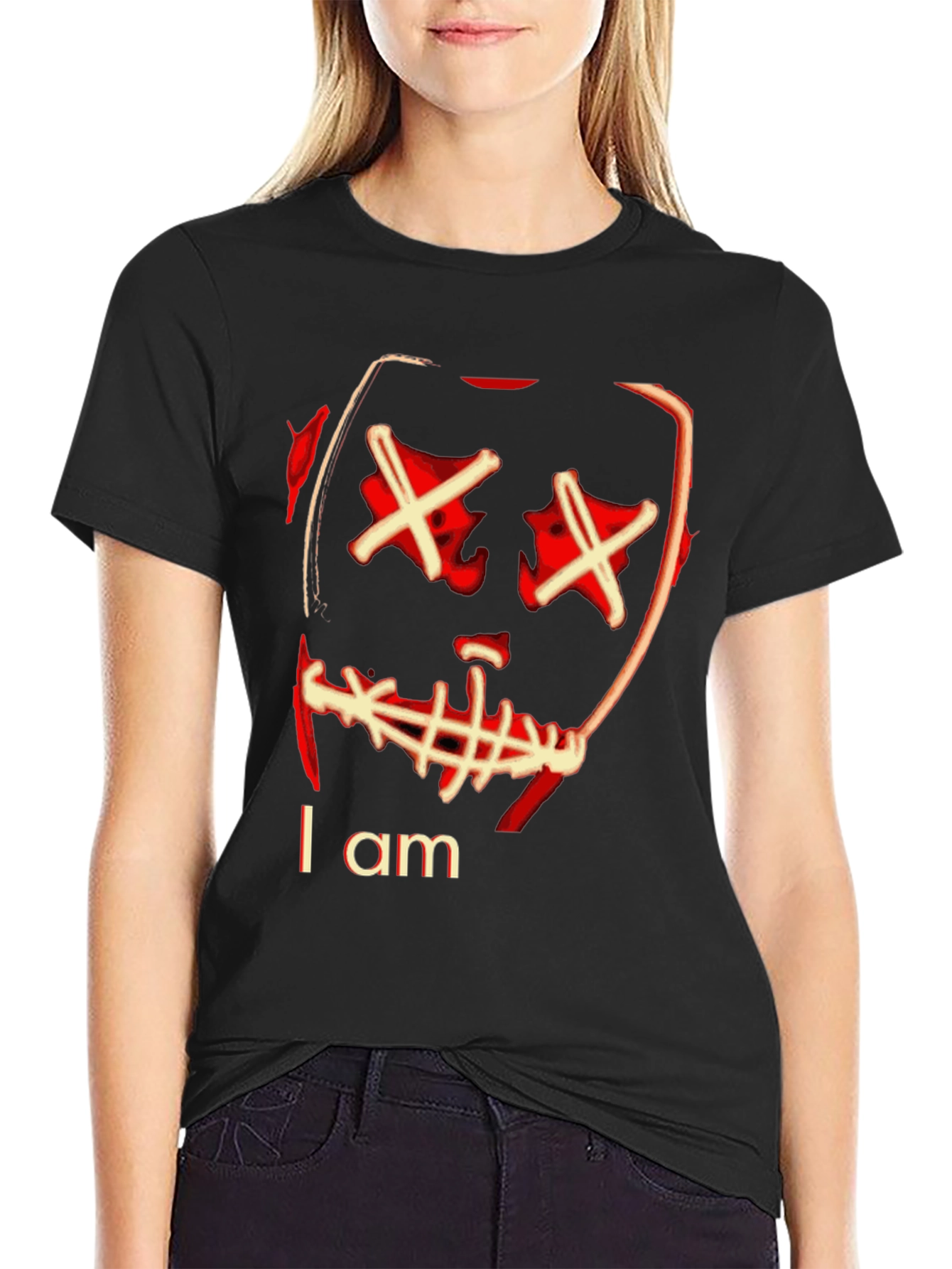 I Am Purge Mask Graphic T-Shirt