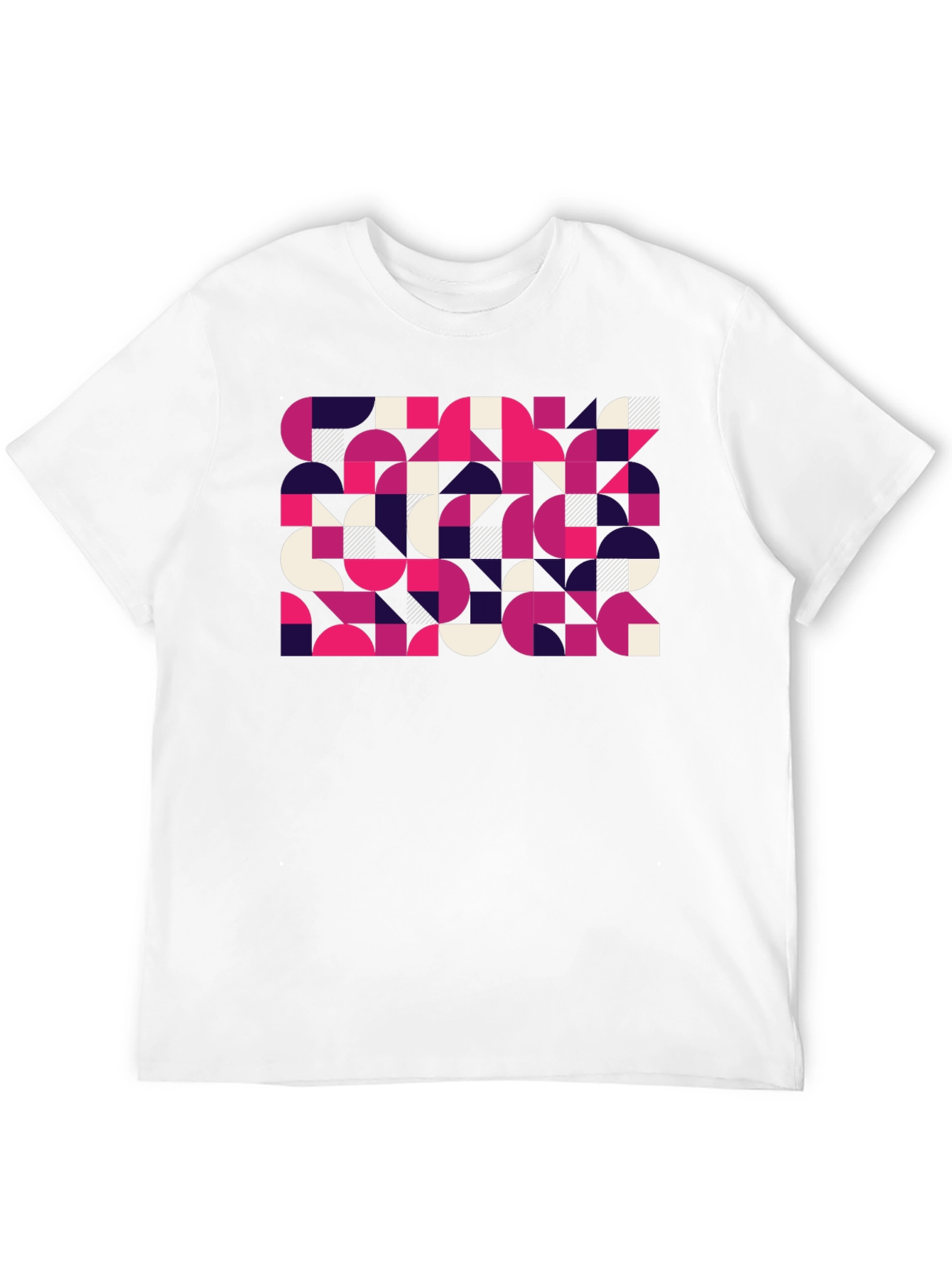 Abstract Graphic Print Black T-Shirt