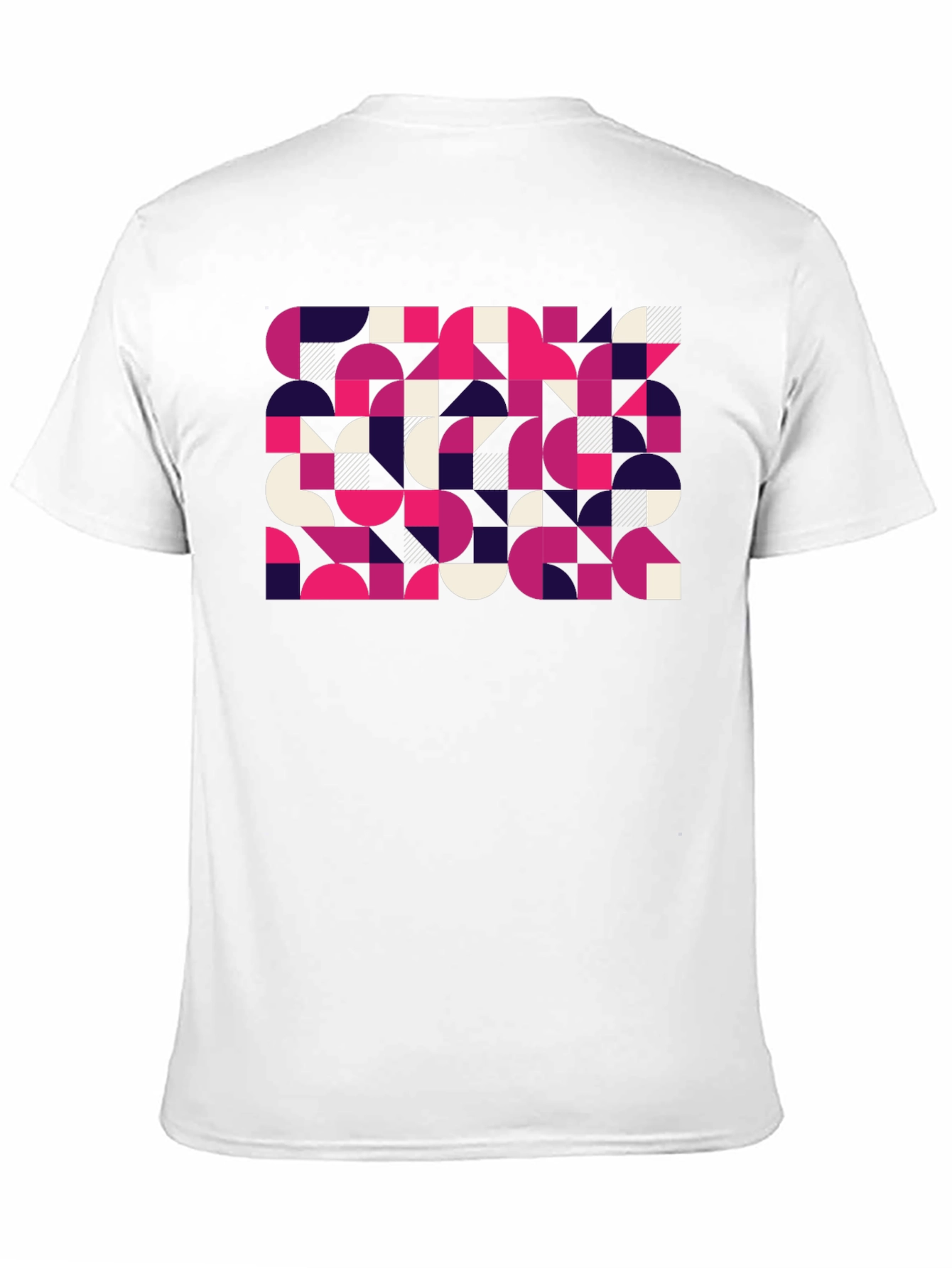 Abstract Graphic Print Black T-Shirt