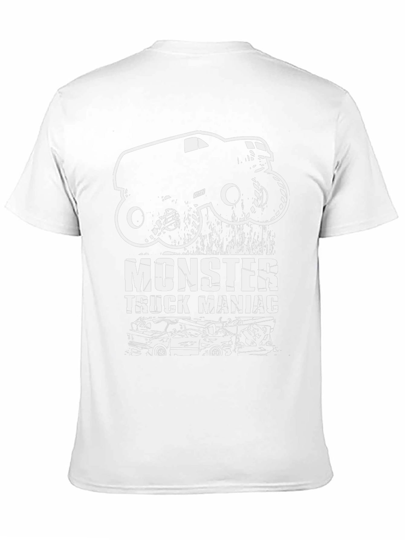 Monster Truck Maniac Graphic T-Shirt - Black