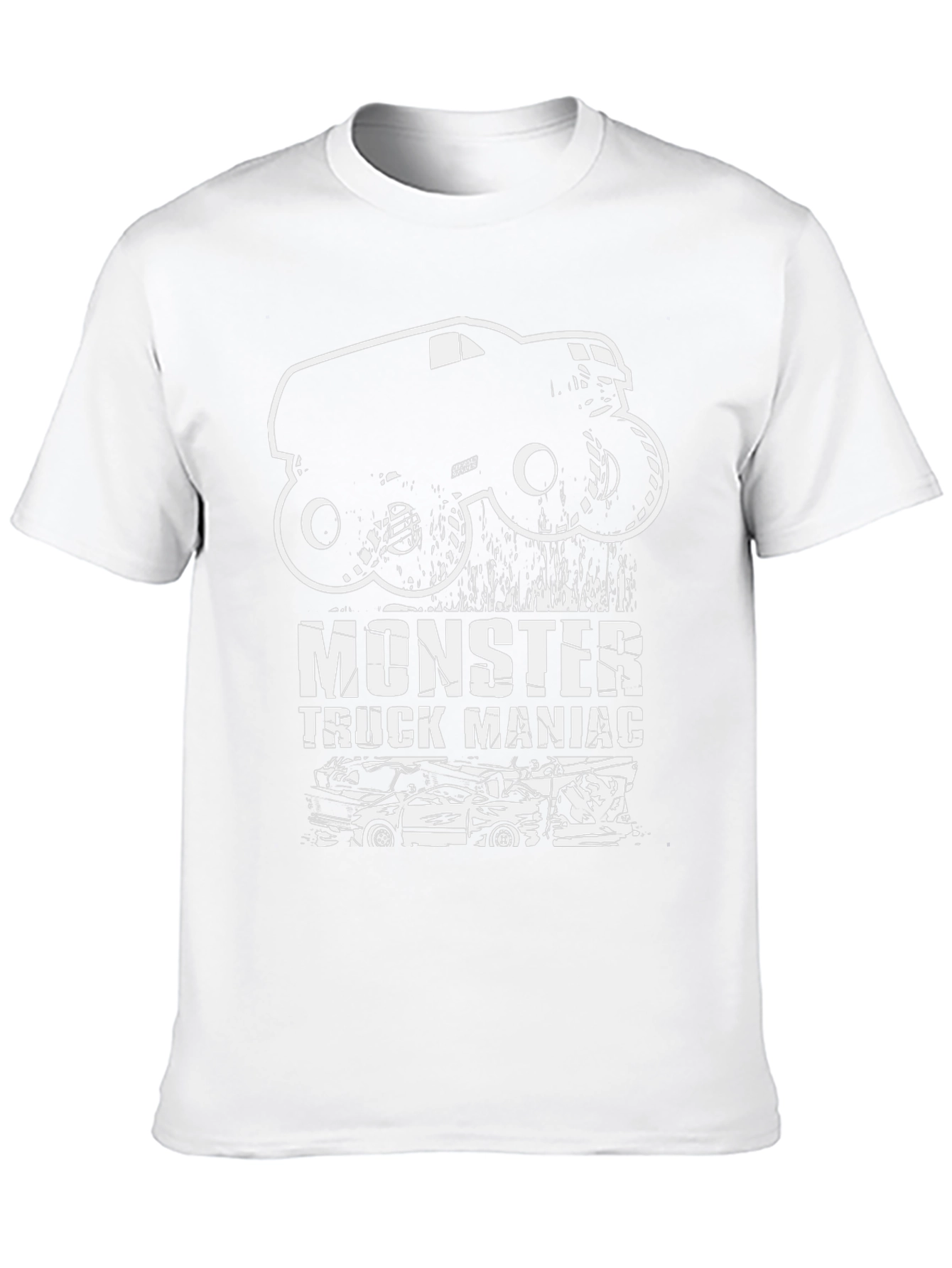 Monster Truck Maniac Graphic T-Shirt - Black