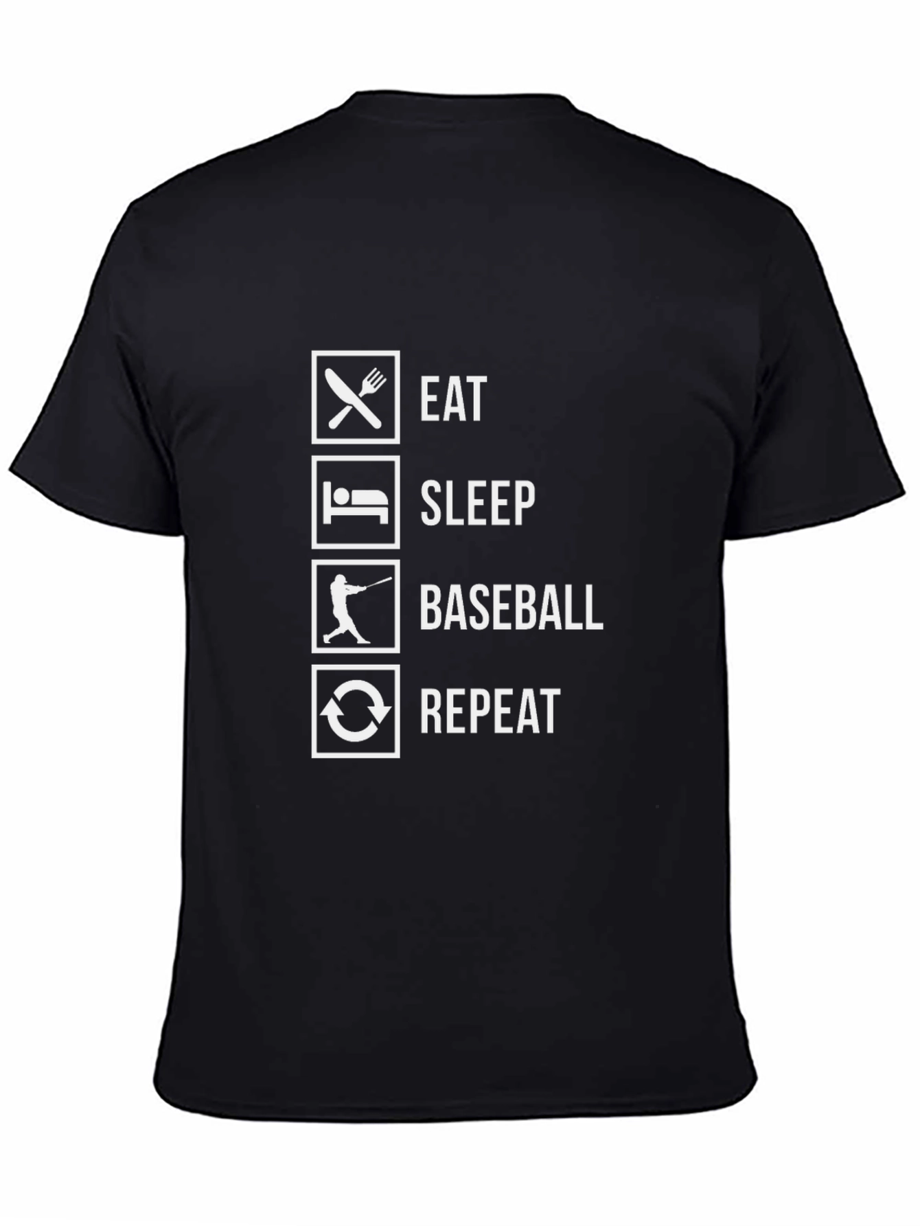 Eat Sleep Baseball Repeat T-Shirt