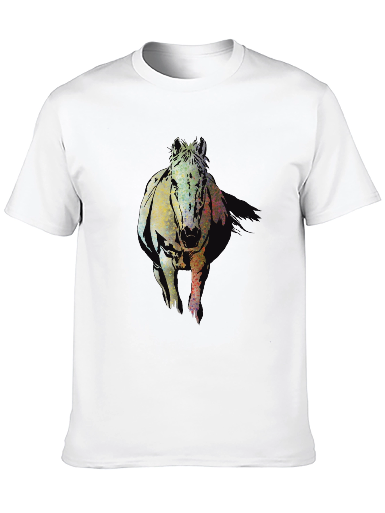 Horse Graphic Black T-Shirt