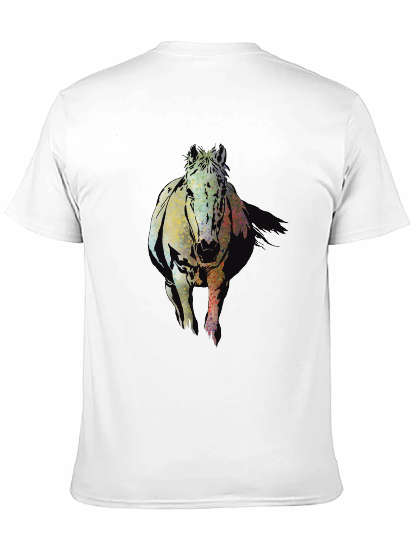 Horse Graphic Black T-Shirt
