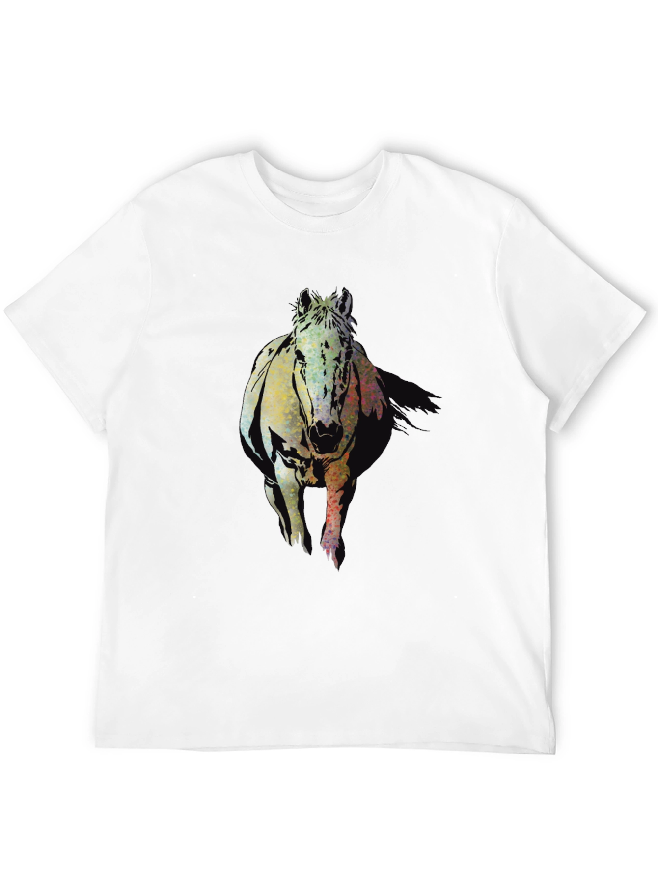 Horse Graphic Black T-Shirt