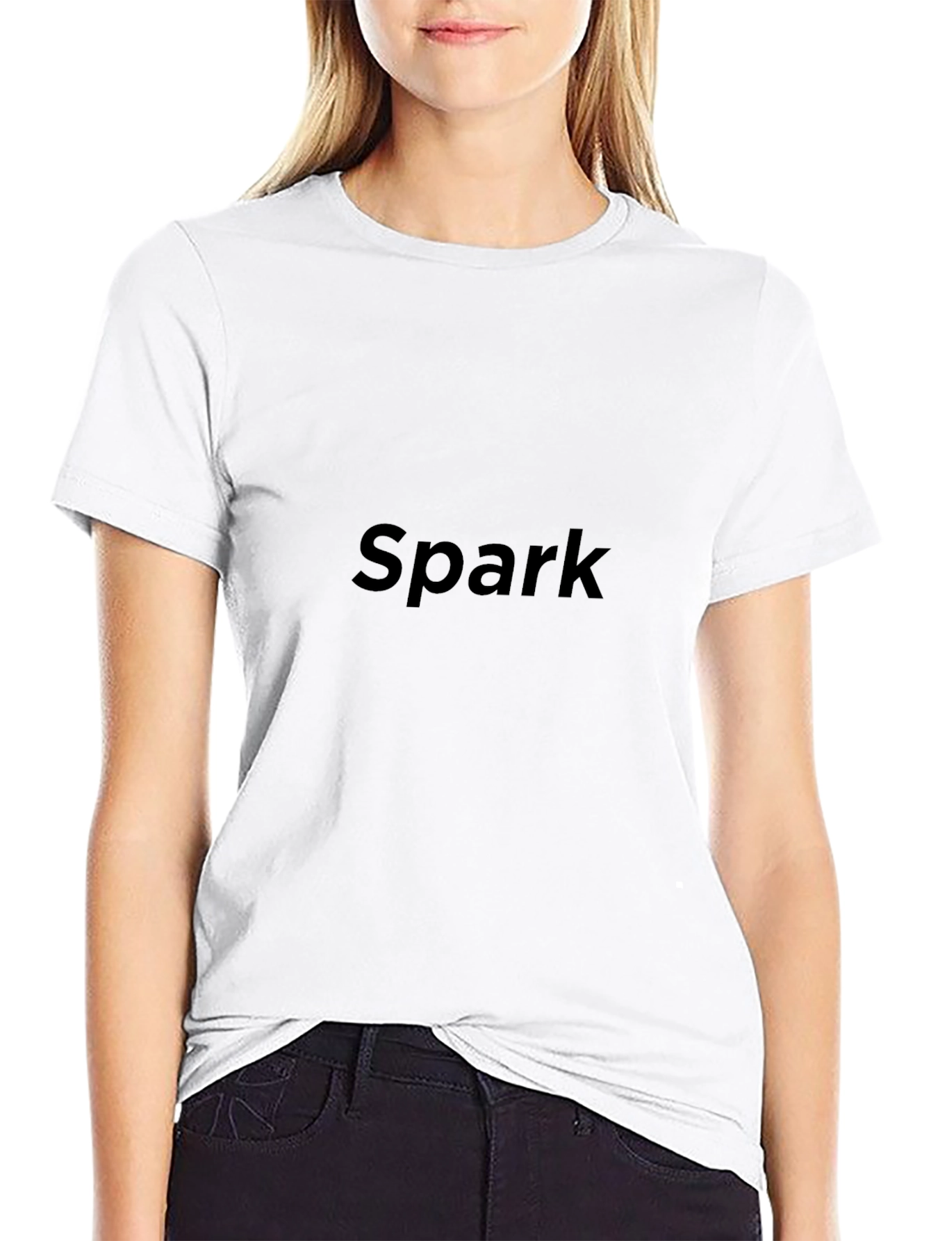 Spark Black T-Shirt - Modern Style