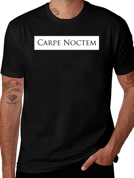 Carpe Noctem Black T-Shirt - Seize the Night!