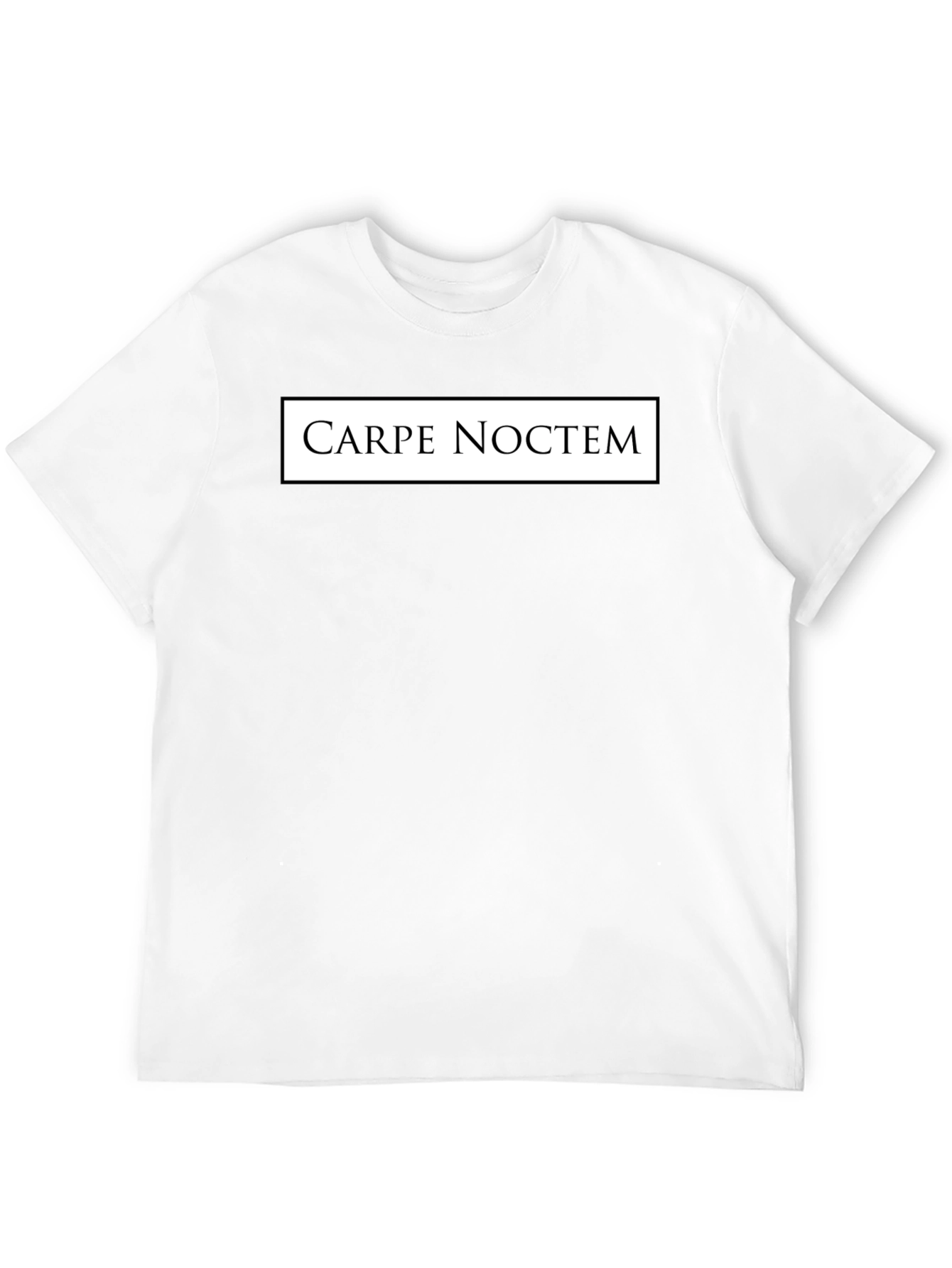 Carpe Noctem Black T-Shirt - Seize the Night!