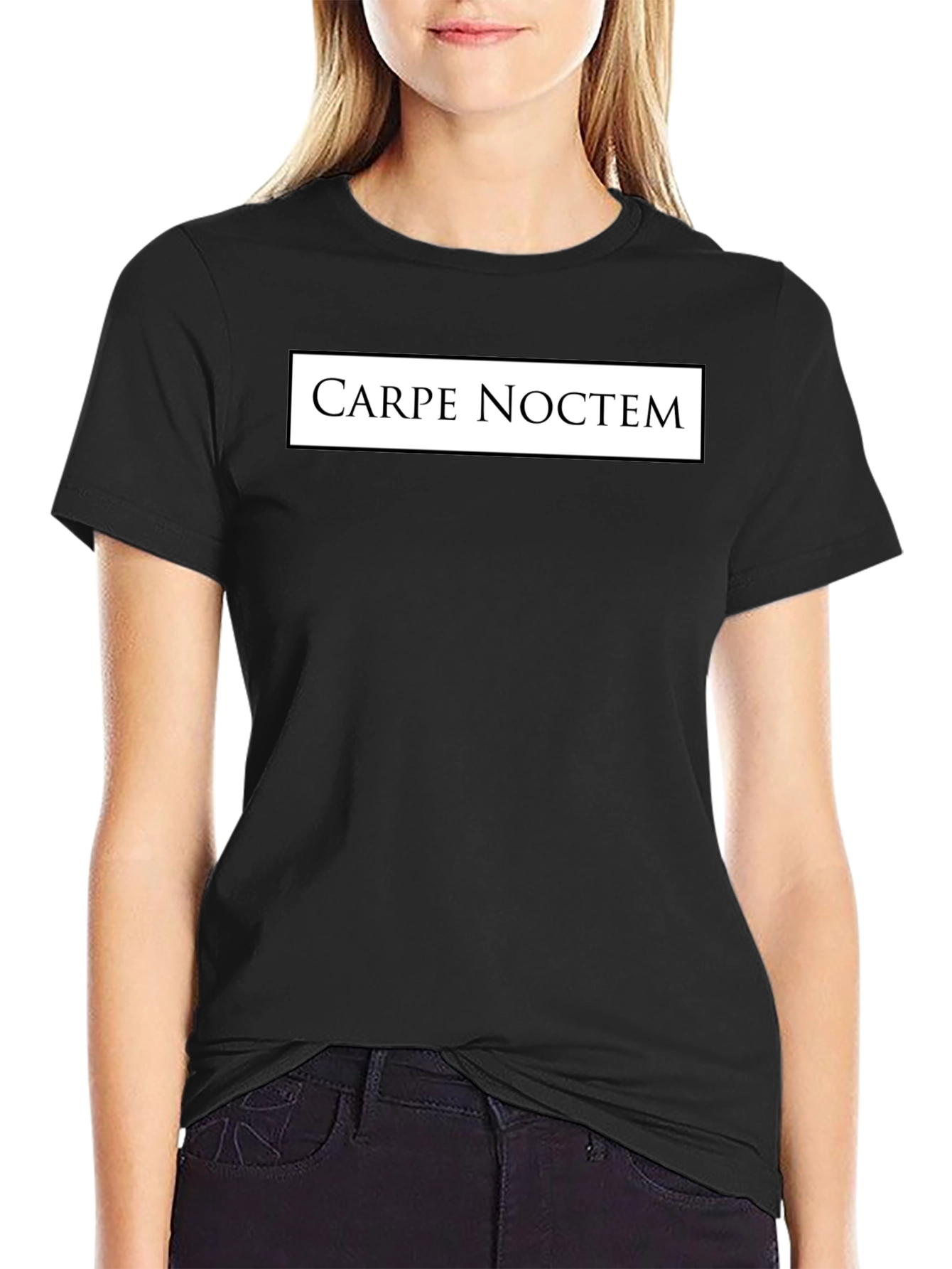 Carpe Noctem Black T-Shirt - Seize the Night!