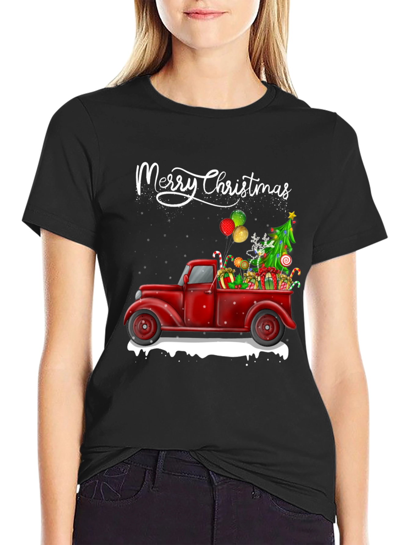 Merry Christmas Truck T-Shirt