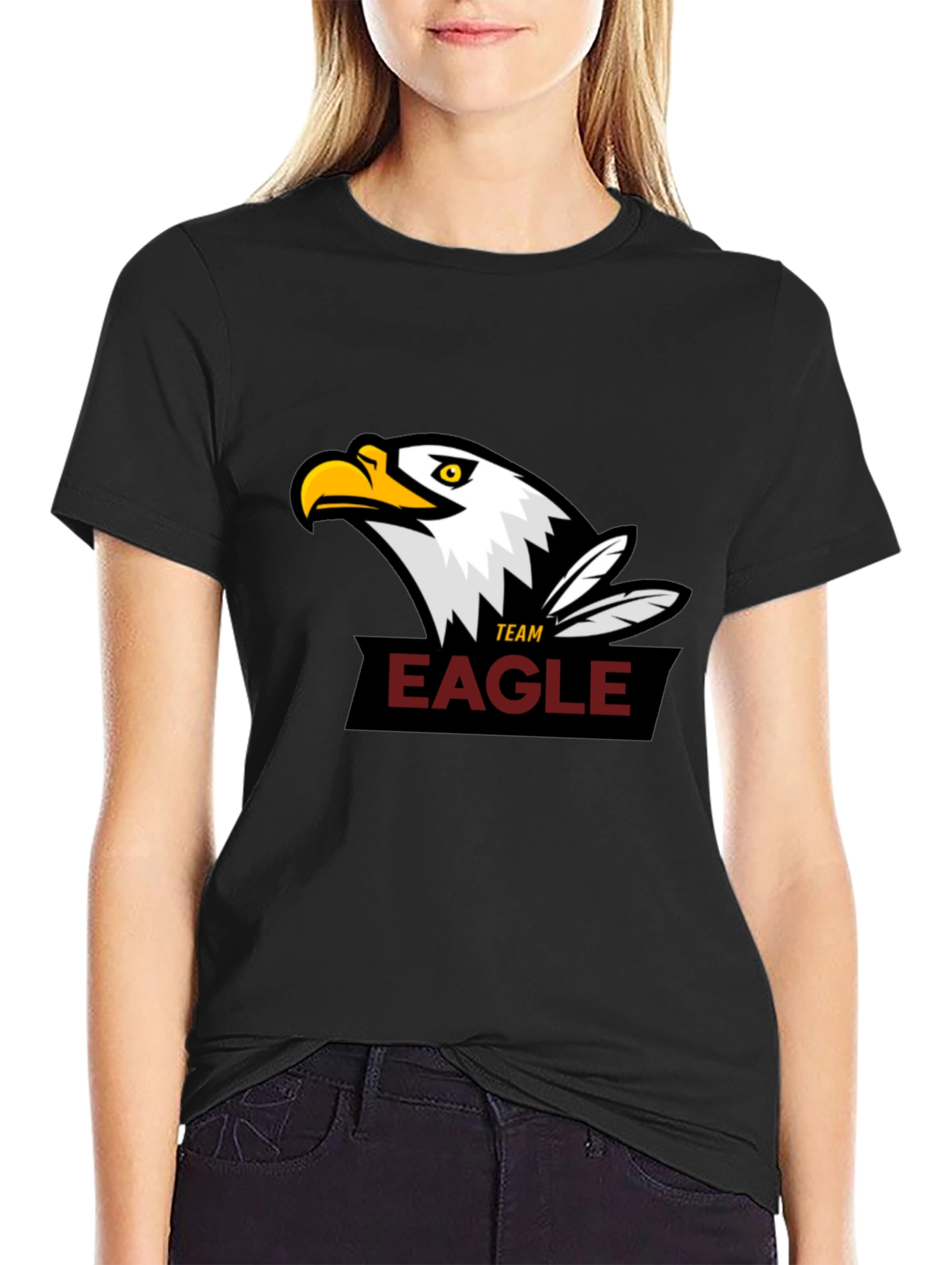 Team Eagle Black T-Shirt