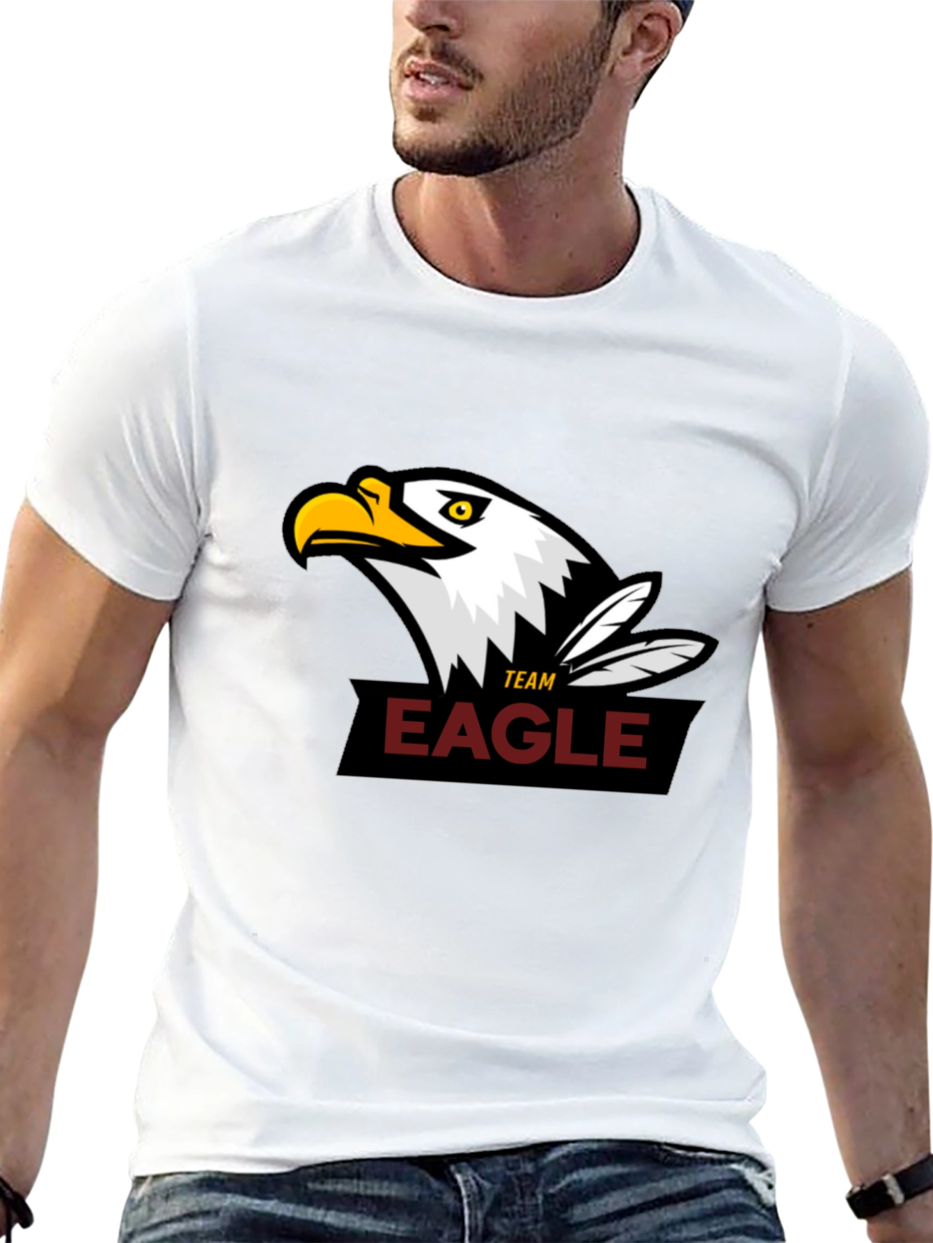 Team Eagle Black T-Shirt