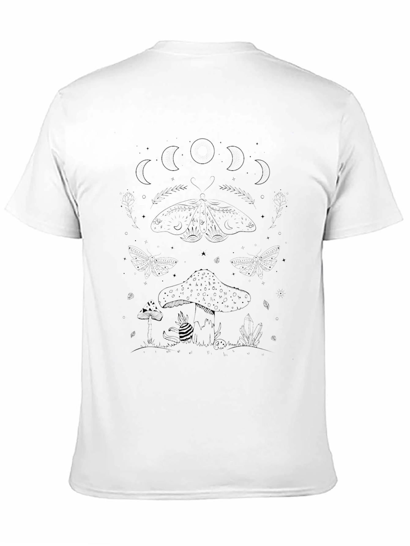Mushroom Moth Graphic Tee