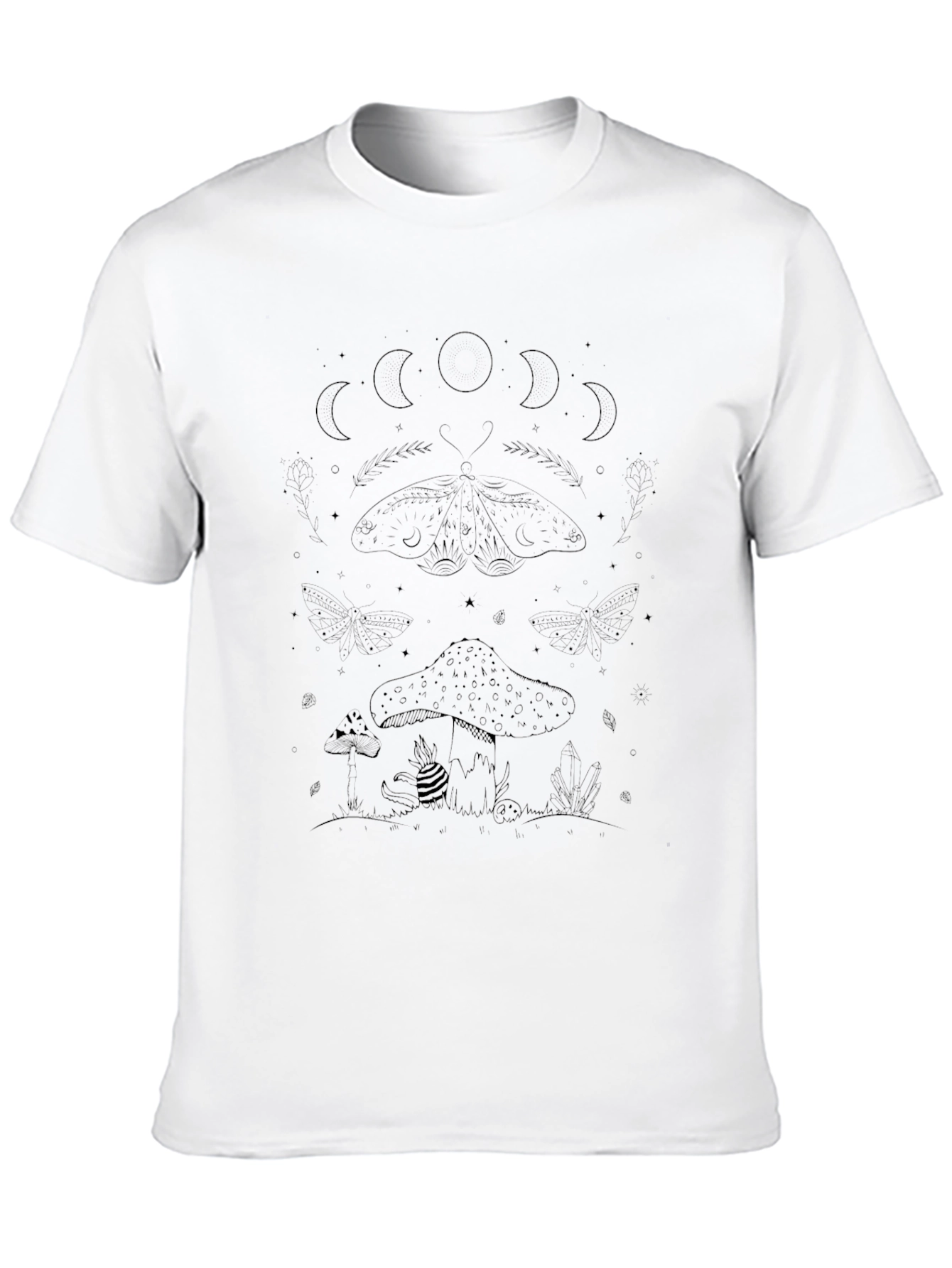 Mushroom Moth Graphic Tee
